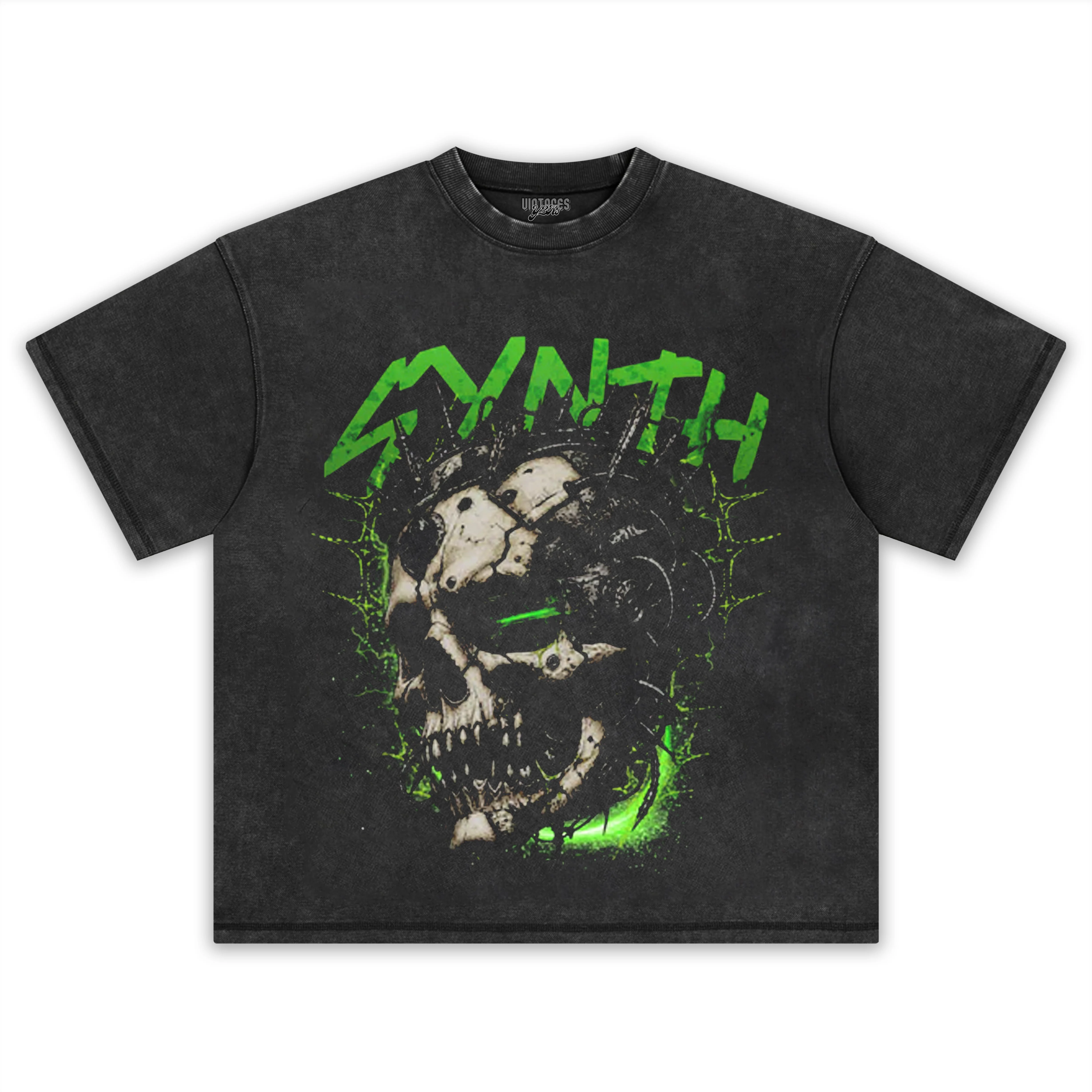 CYBER SKULL STREETWEAR TANK TOP & TEE & LONG SLEEVE & LAYERED LS & HOODIE - Image 2