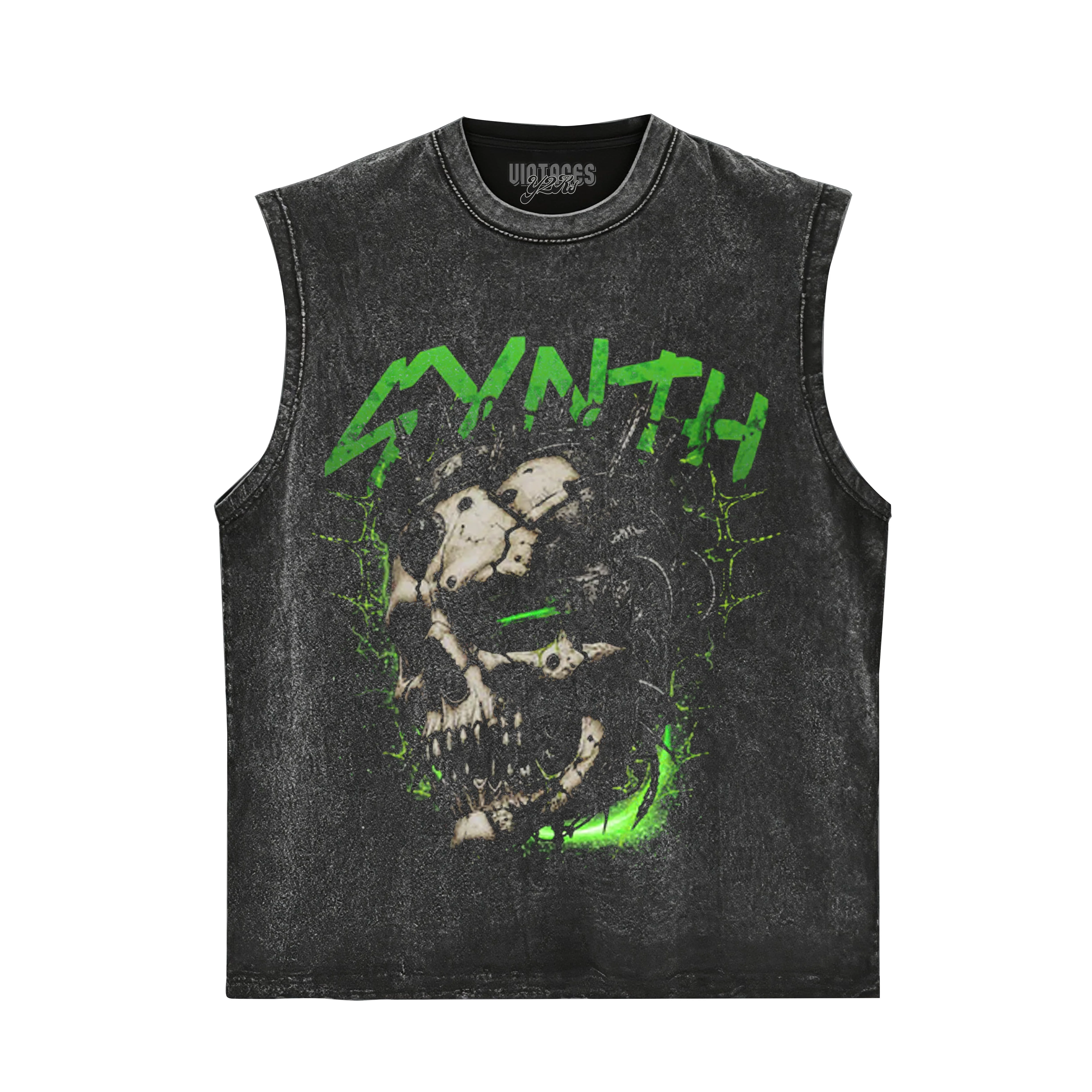 CYBER SKULL STREETWEAR TANK TOP & TEE & LONG SLEEVE & LAYERED LS & HOODIE - Image 3