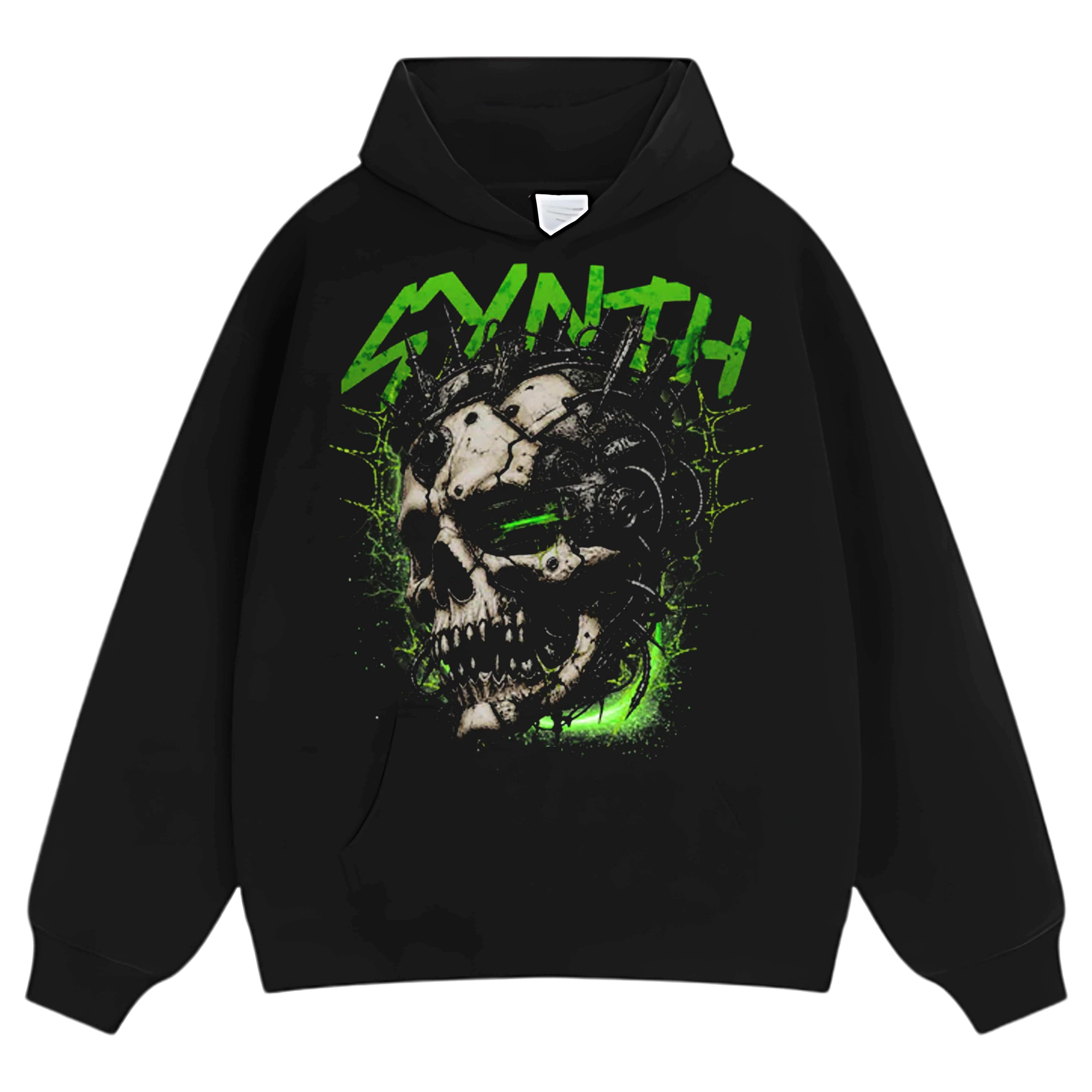 CYBER SKULL STREETWEAR TANK TOP & TEE & LONG SLEEVE & LAYERED LS & HOODIE - Image 7