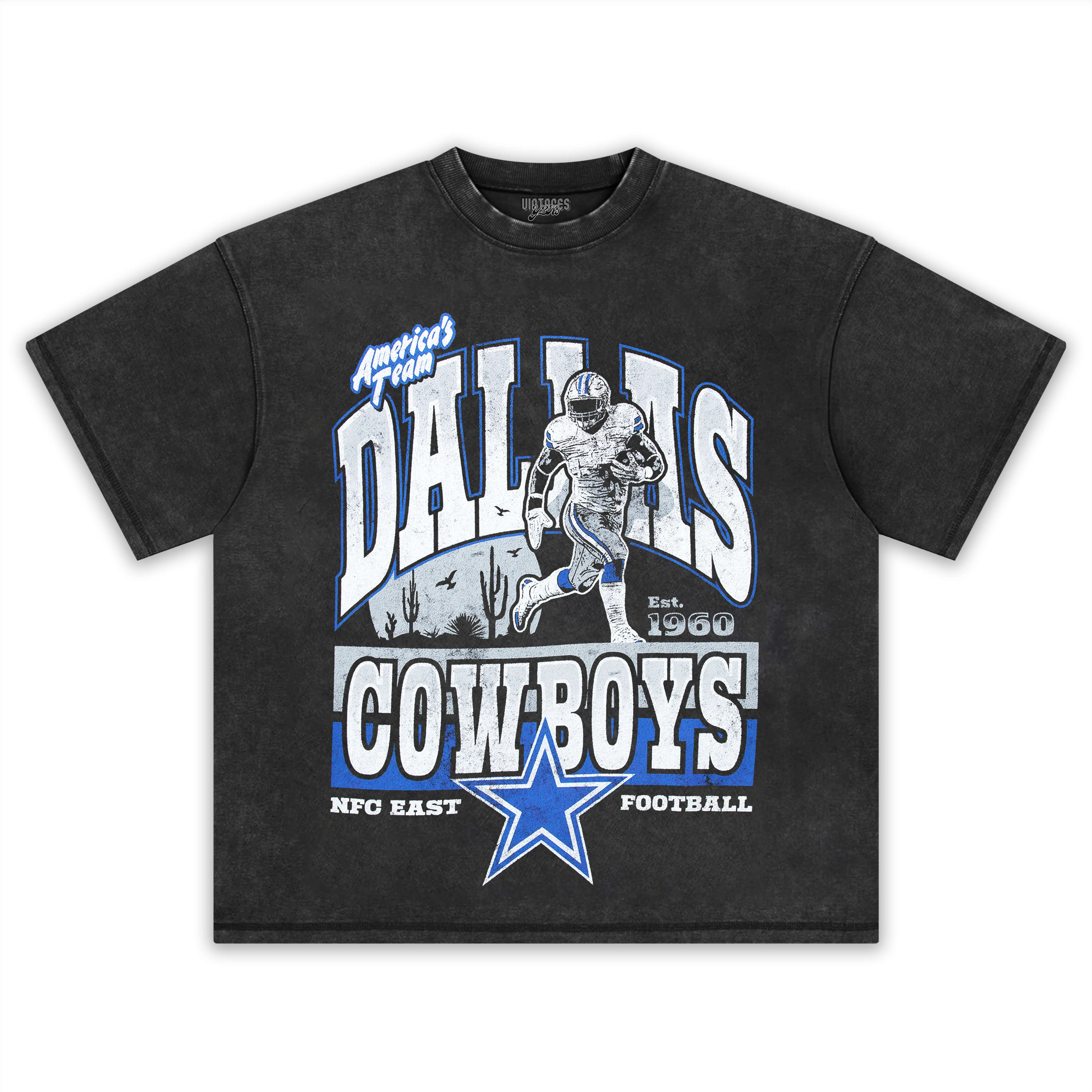 DALLAS COWBOYS VINTAGE TEE & LS & HOODIE - Image 2