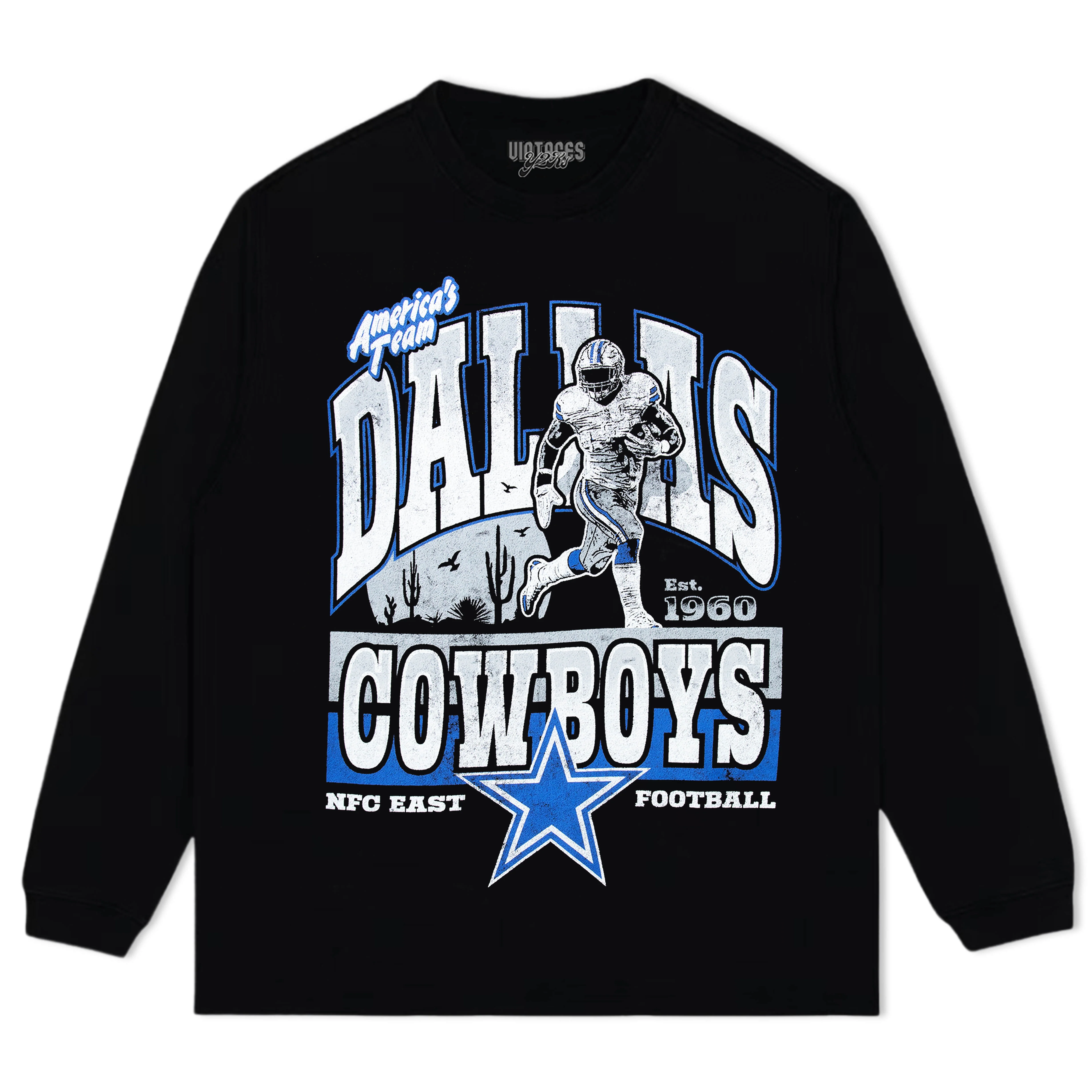 DALLAS COWBOYS VINTAGE TEE & LS & HOODIE - Image 3