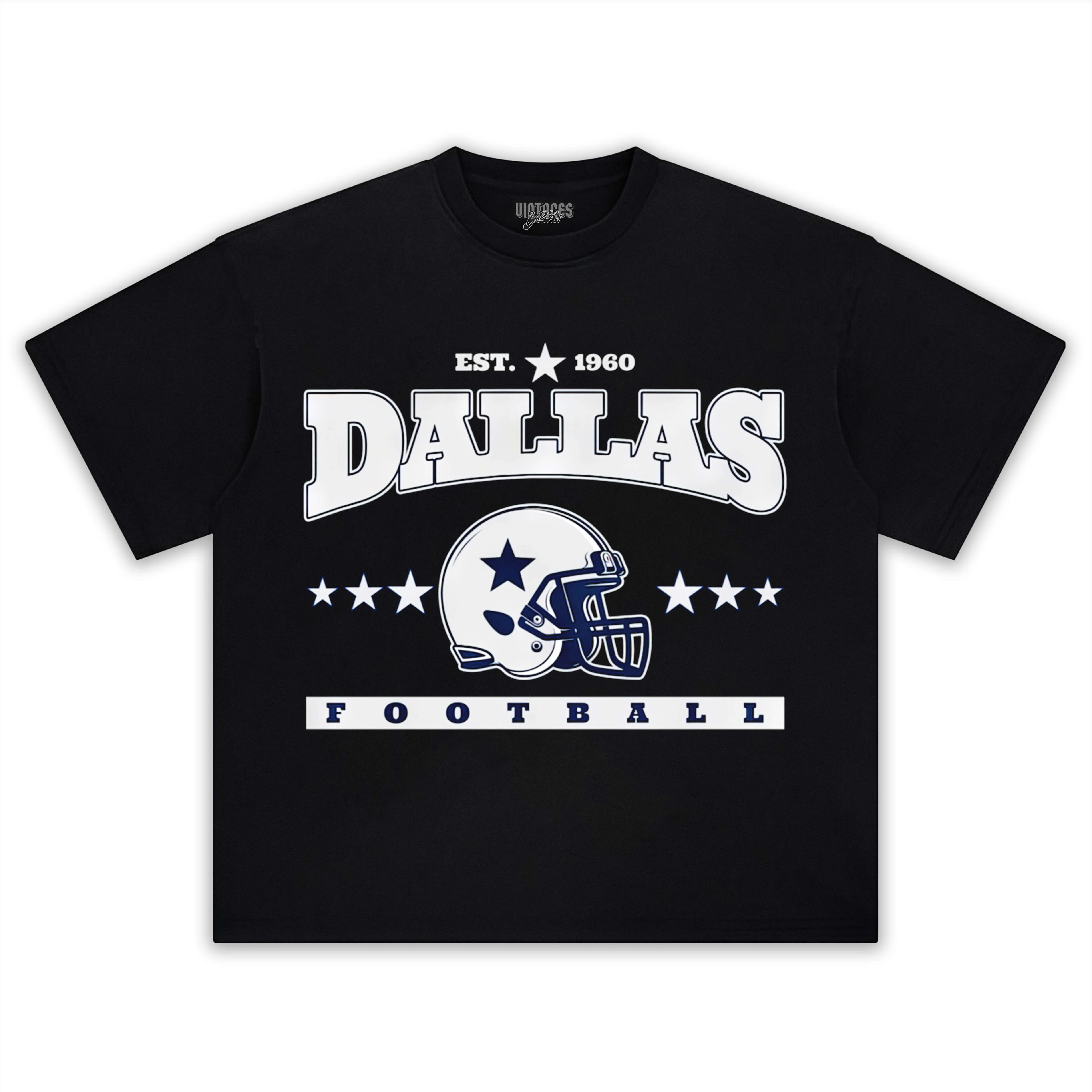 DALLAS COWBOYS VINTAGE V3 TEE & LS & HOODIE - Image 6