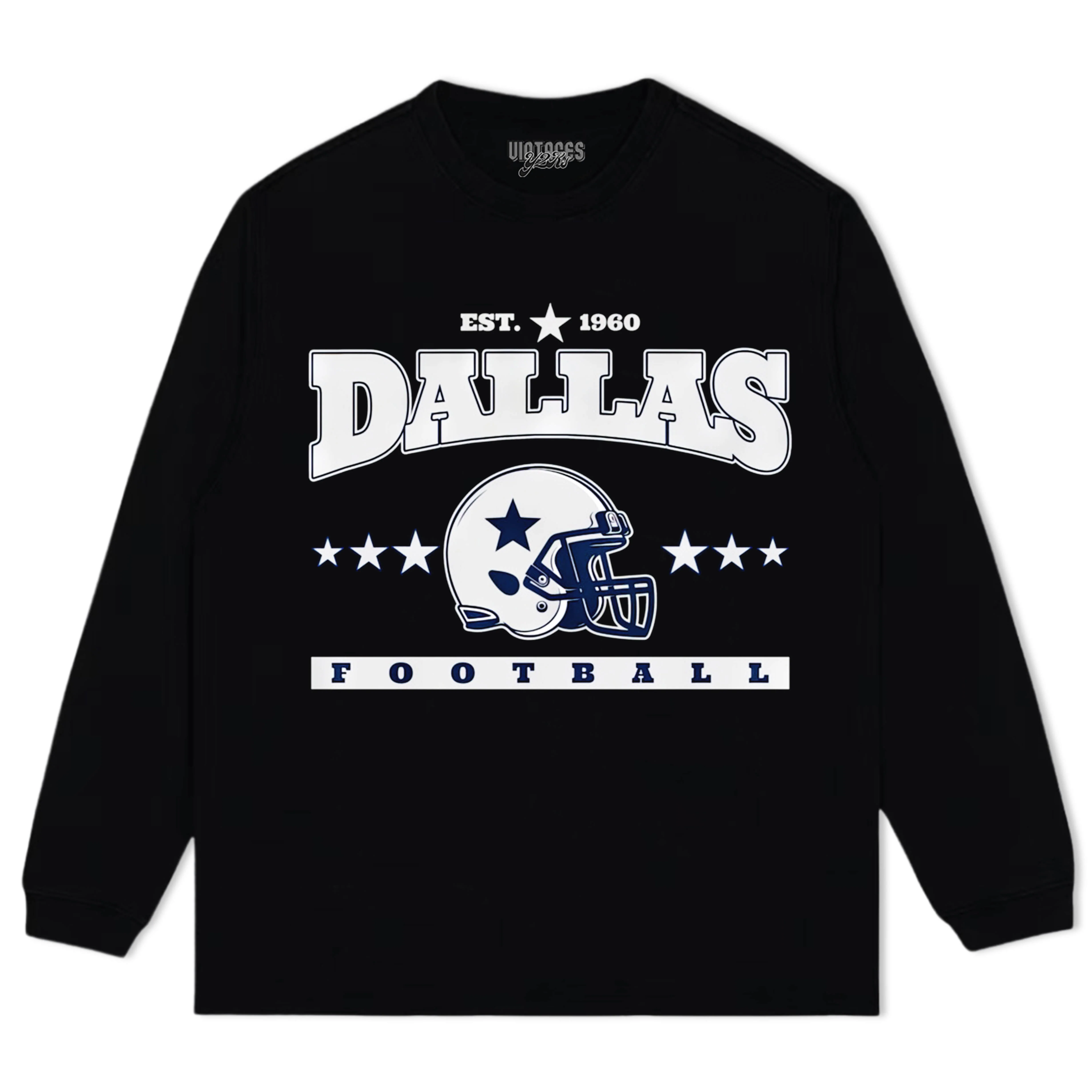 DALLAS COWBOYS VINTAGE V3 TEE & LS & HOODIE - Image 8