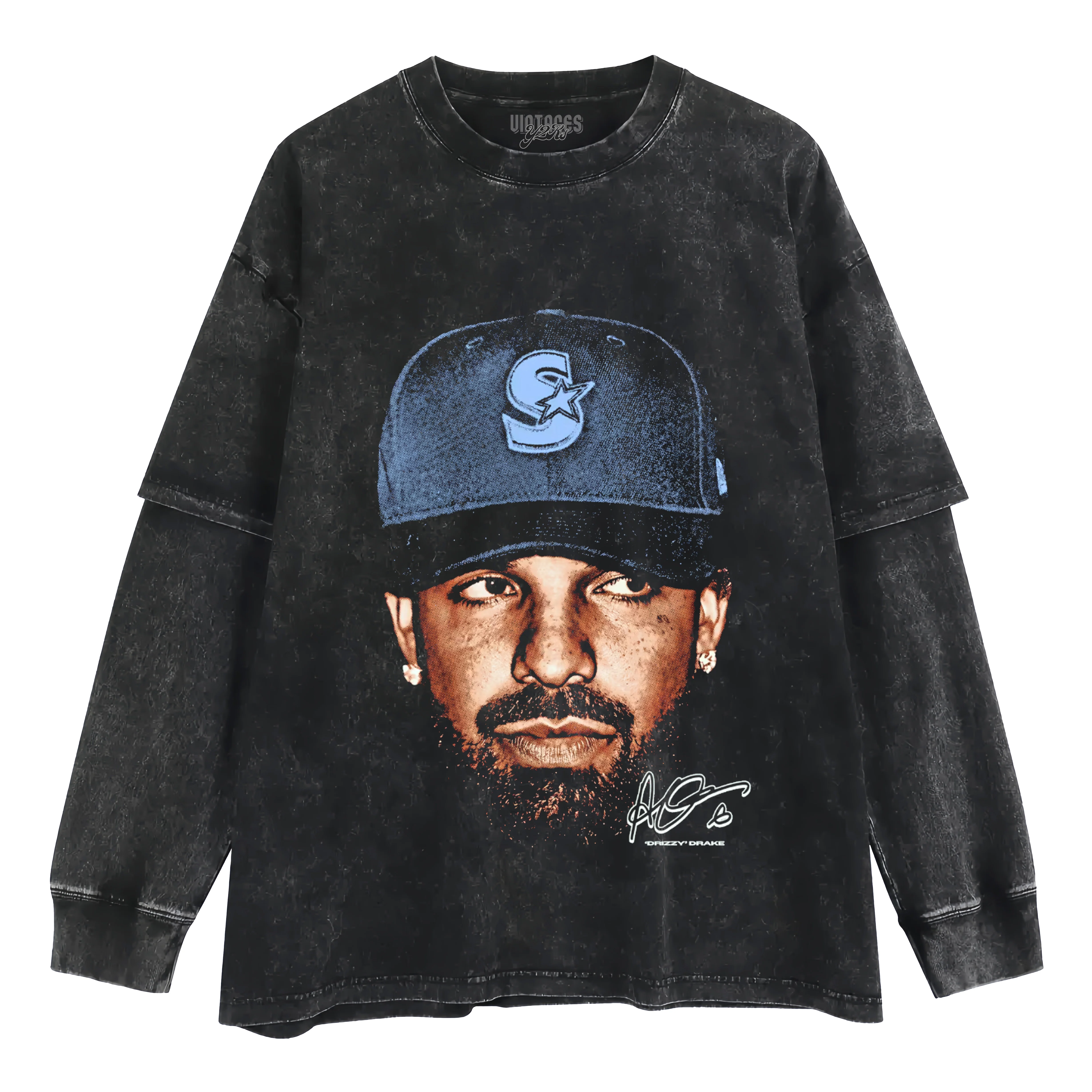 DRAKE ICEMAN FACE TANK TOP & TEE & LONG SLEEVE & LAYERED LS & HOODIE - Image 4