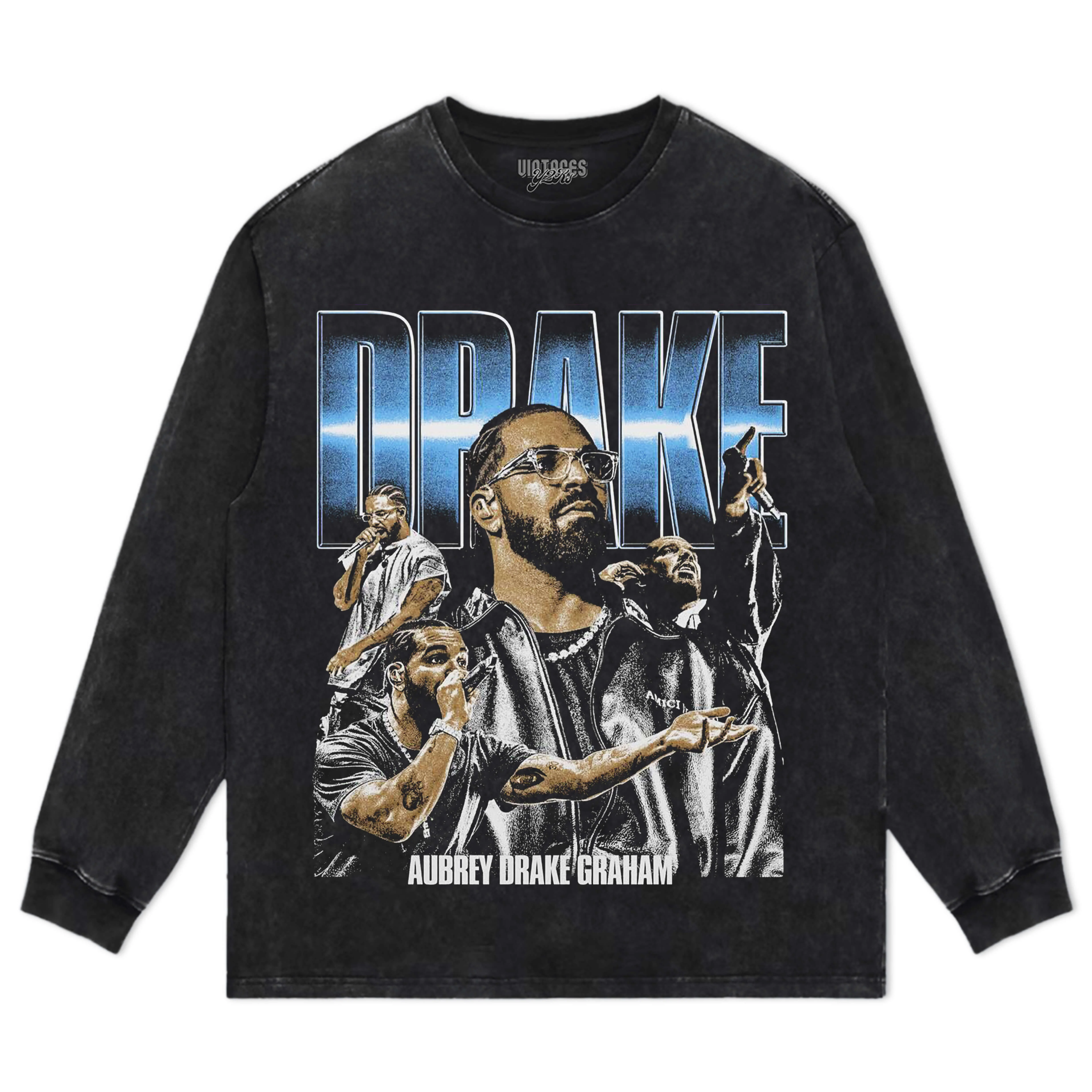 DRAKE VINTAGE-STYLE TEE & LS & HOODIE - Image 4