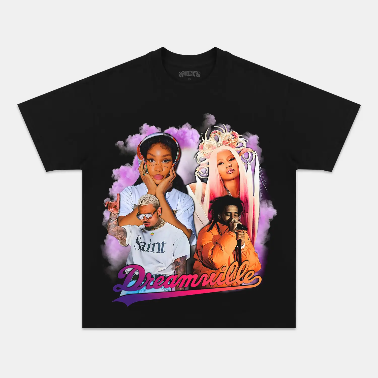 DREAMVILLE FESTIVAL-CHRIS BROWN-SZA-NICKI MINAJ-J COLE TEE - Image 5