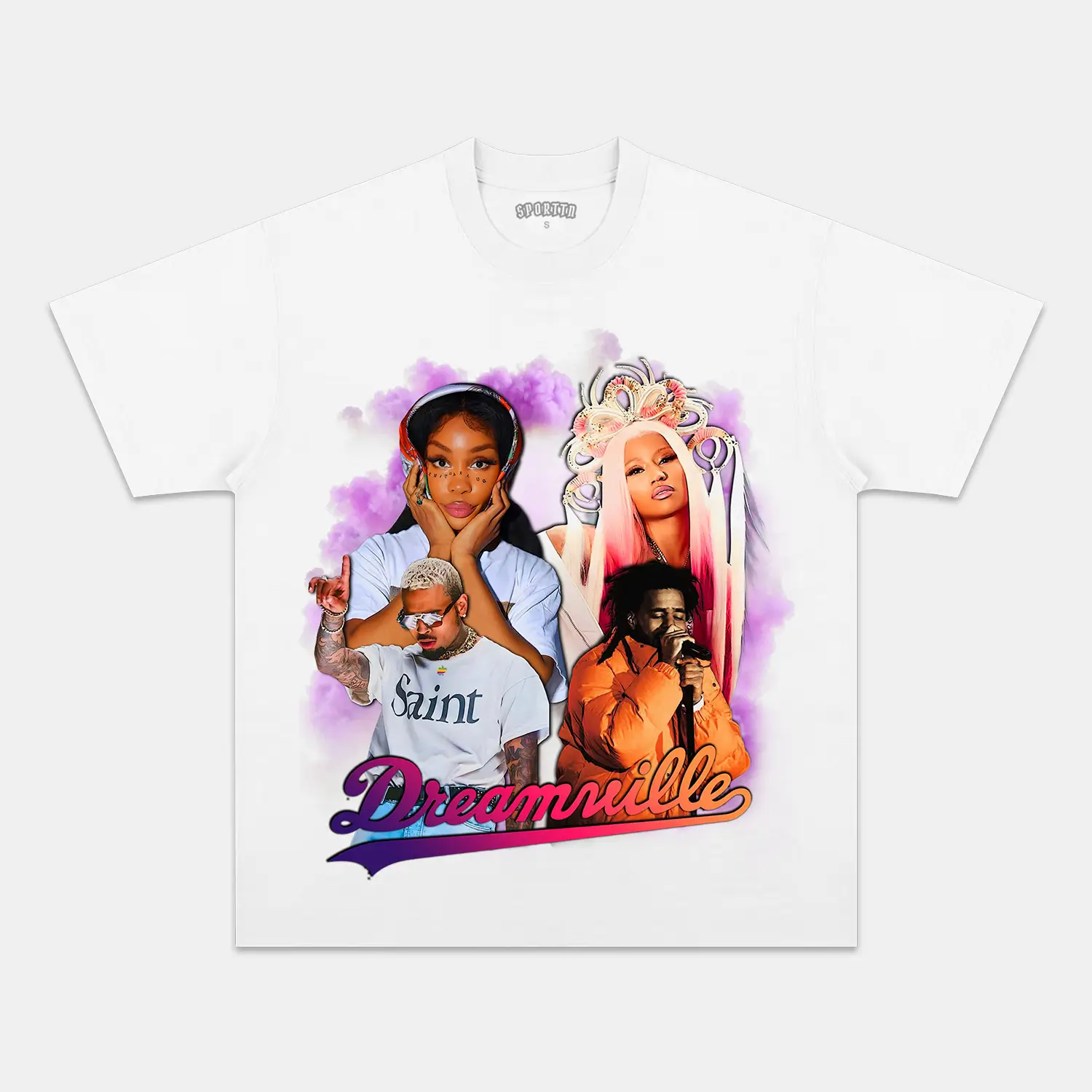 DREAMVILLE FESTIVAL-CHRIS BROWN-SZA-NICKI MINAJ-J COLE TEE - Image 7