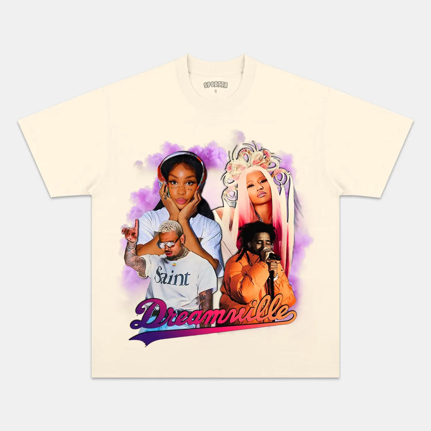 DREAMVILLE FESTIVAL-CHRIS BROWN-SZA-NICKI MINAJ-J COLE TEE - Image 8