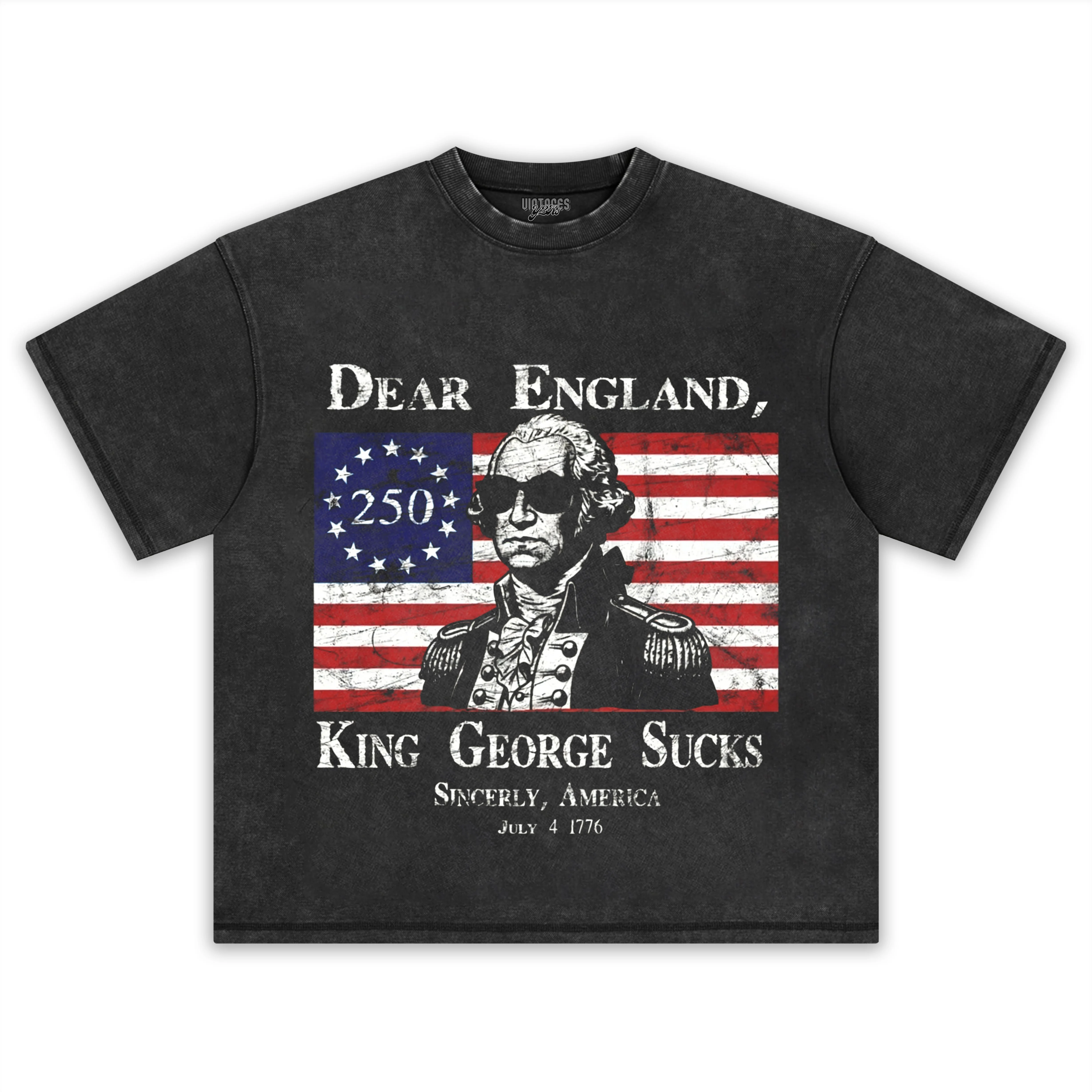 FUNNY 4TH OF JULY AMERICA'S 250TH BIRTHDAY DESIGN TANK TOP & TEE & LONG SLEEVE & LAYERED LS & HOODIE - Image 2