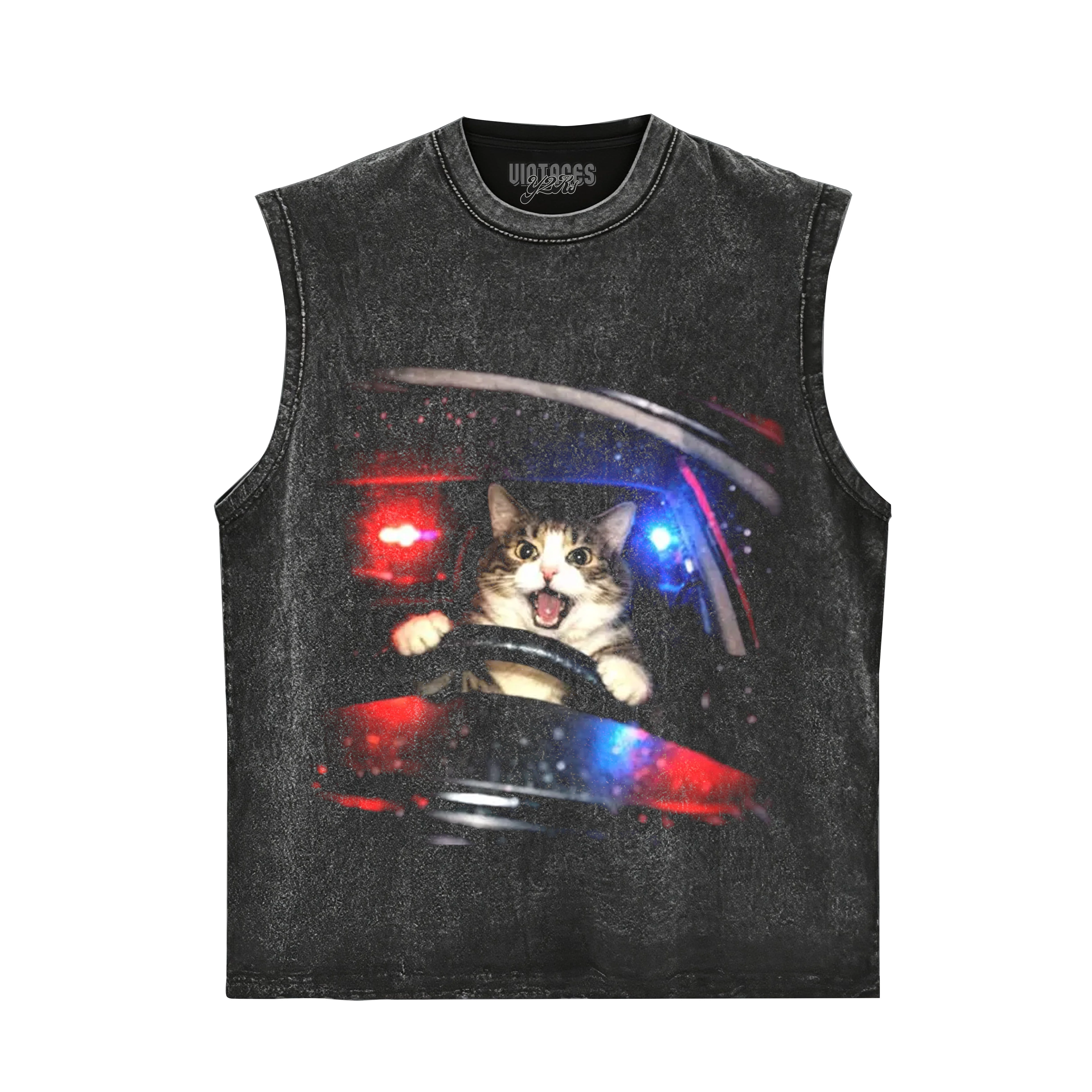 FUNNY CAT TANK TOP