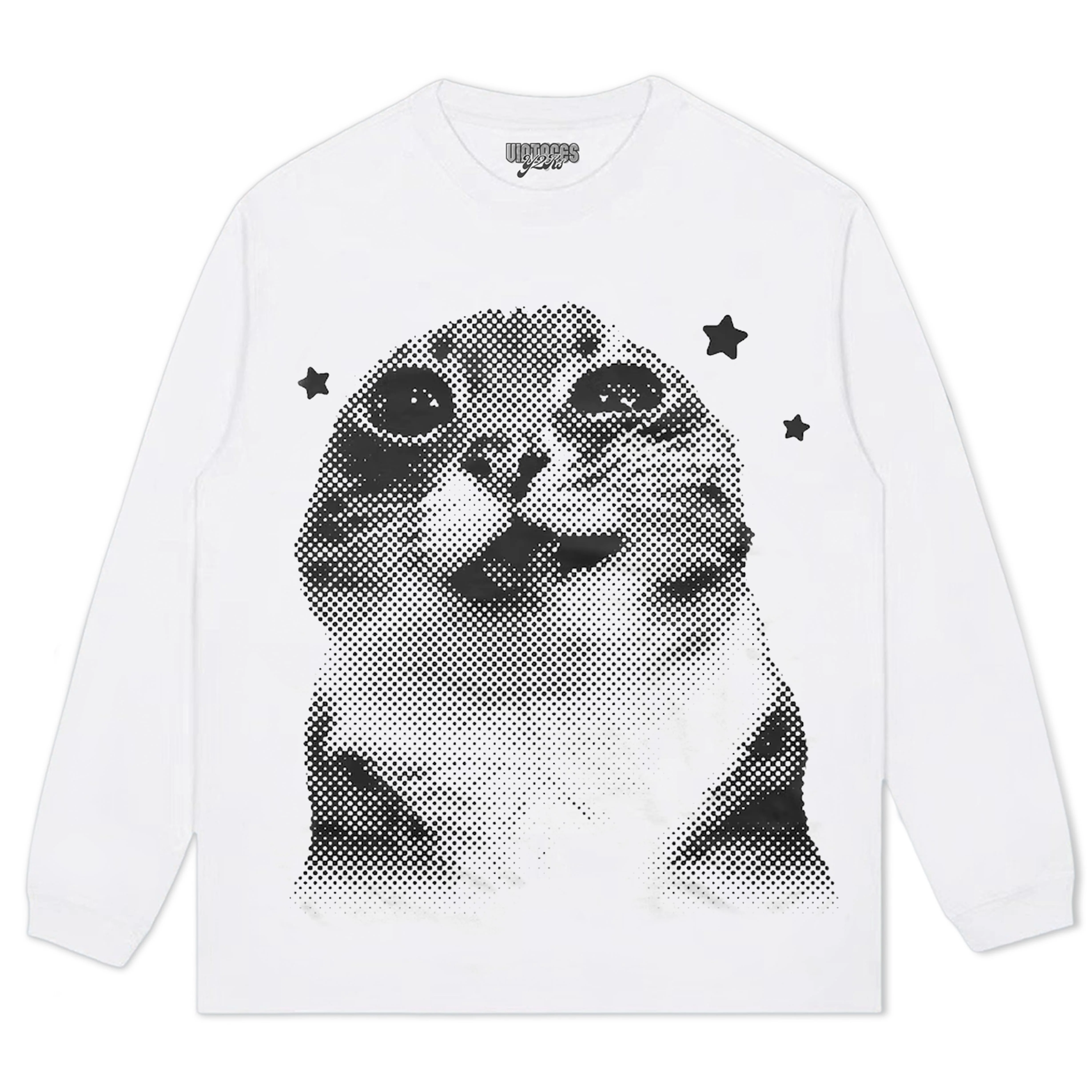 FUNNY PEE CAT MEME TEE & LS - Image 3