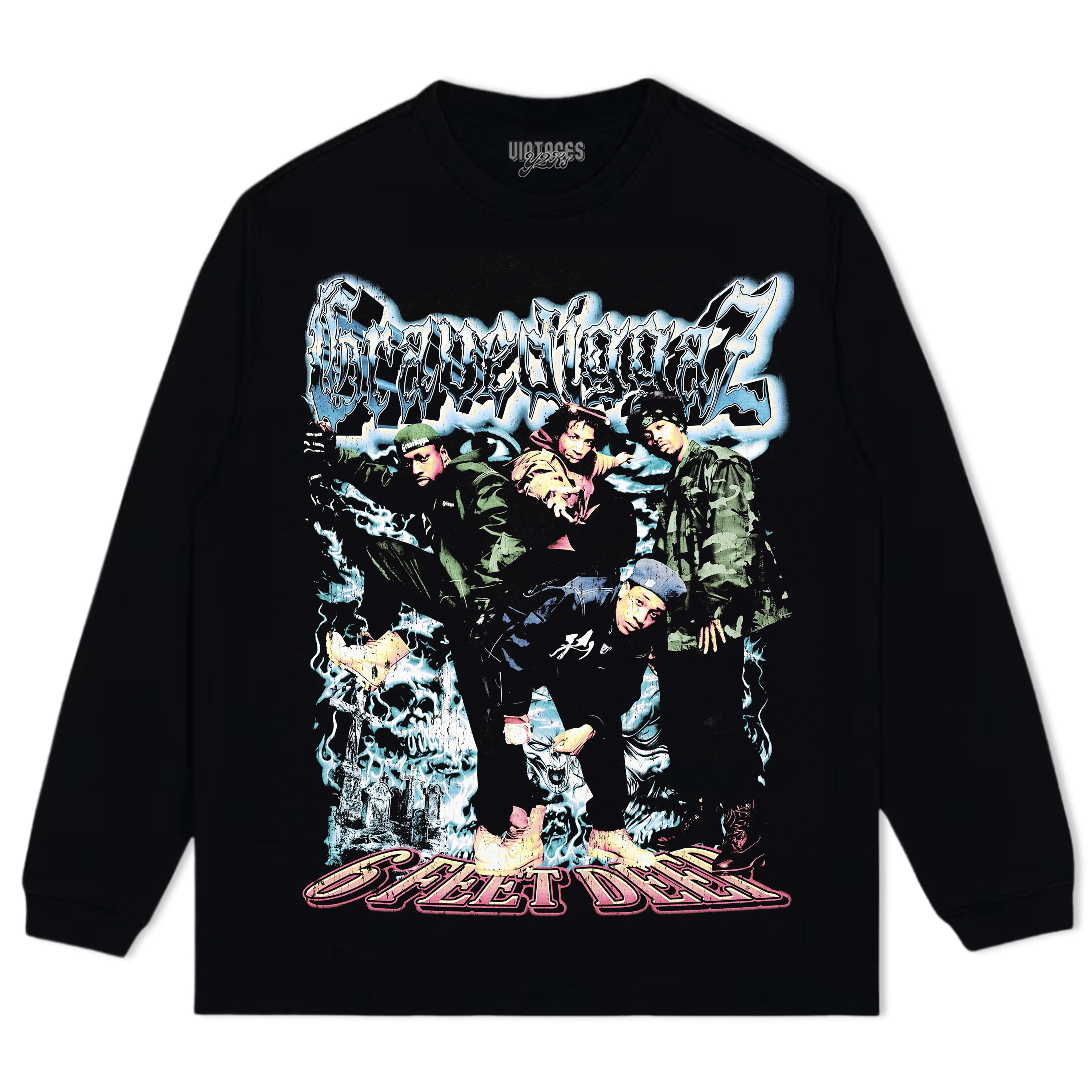 GRAVEDIGGAZ & 6 FEET DEEP TEE & LS & HOODIE - Image 3