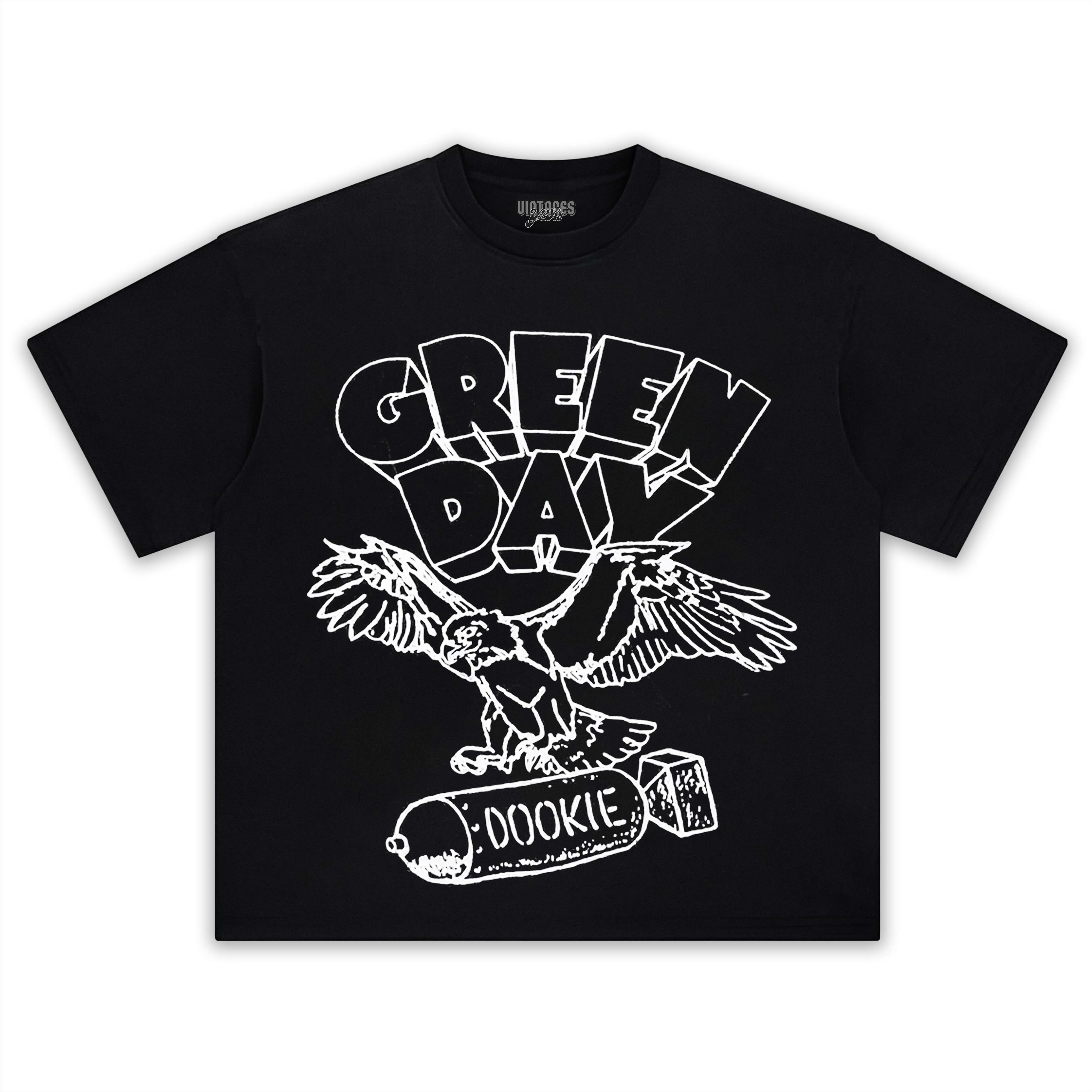 GREEN DAY DOOKIE BIRD TIE-DYE GIRLS TEE