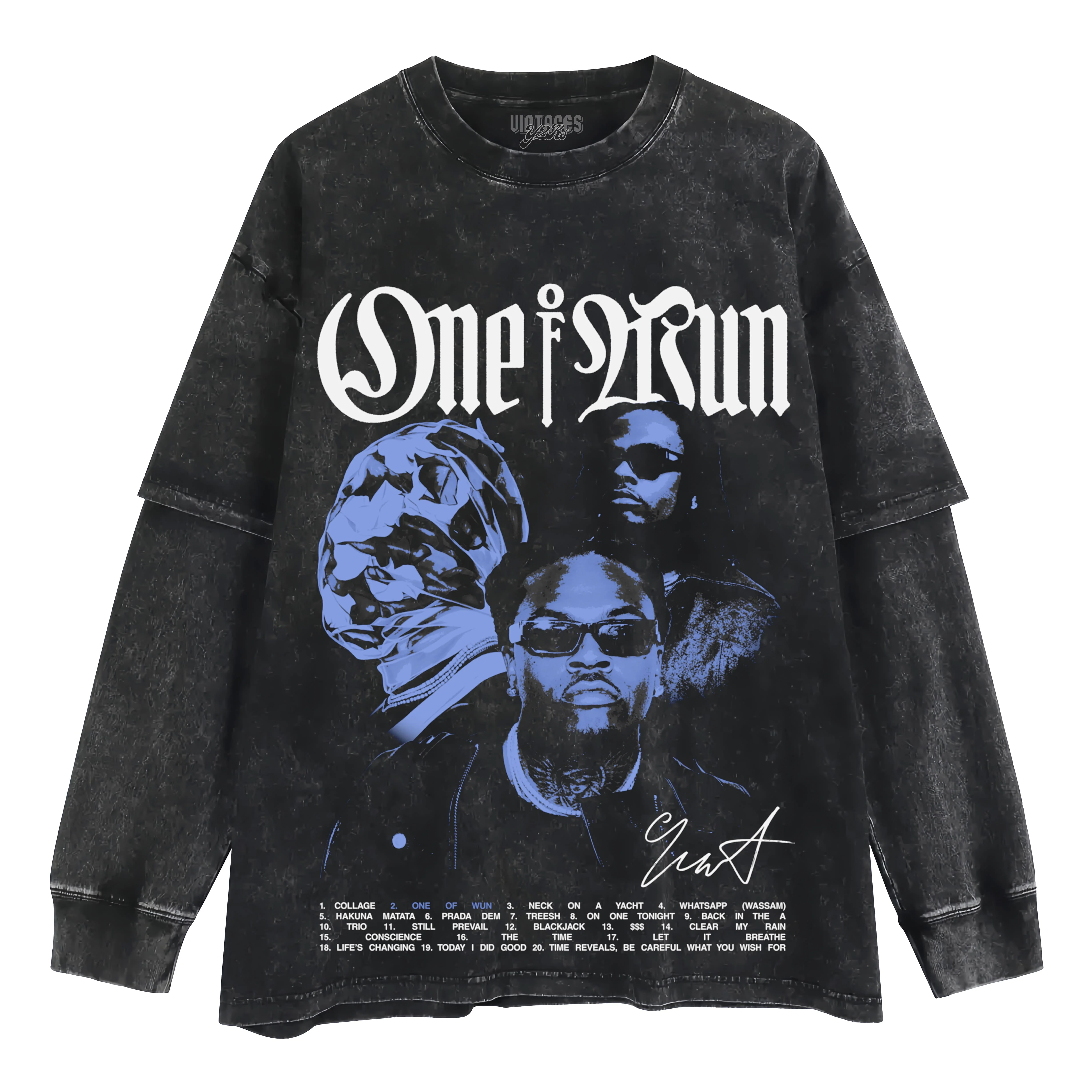 GUNNA ONE OF WUN ALBUM TANK TOP & TEE & LONG SLEEVE & LAYERED LS & HOODIE - Image 6