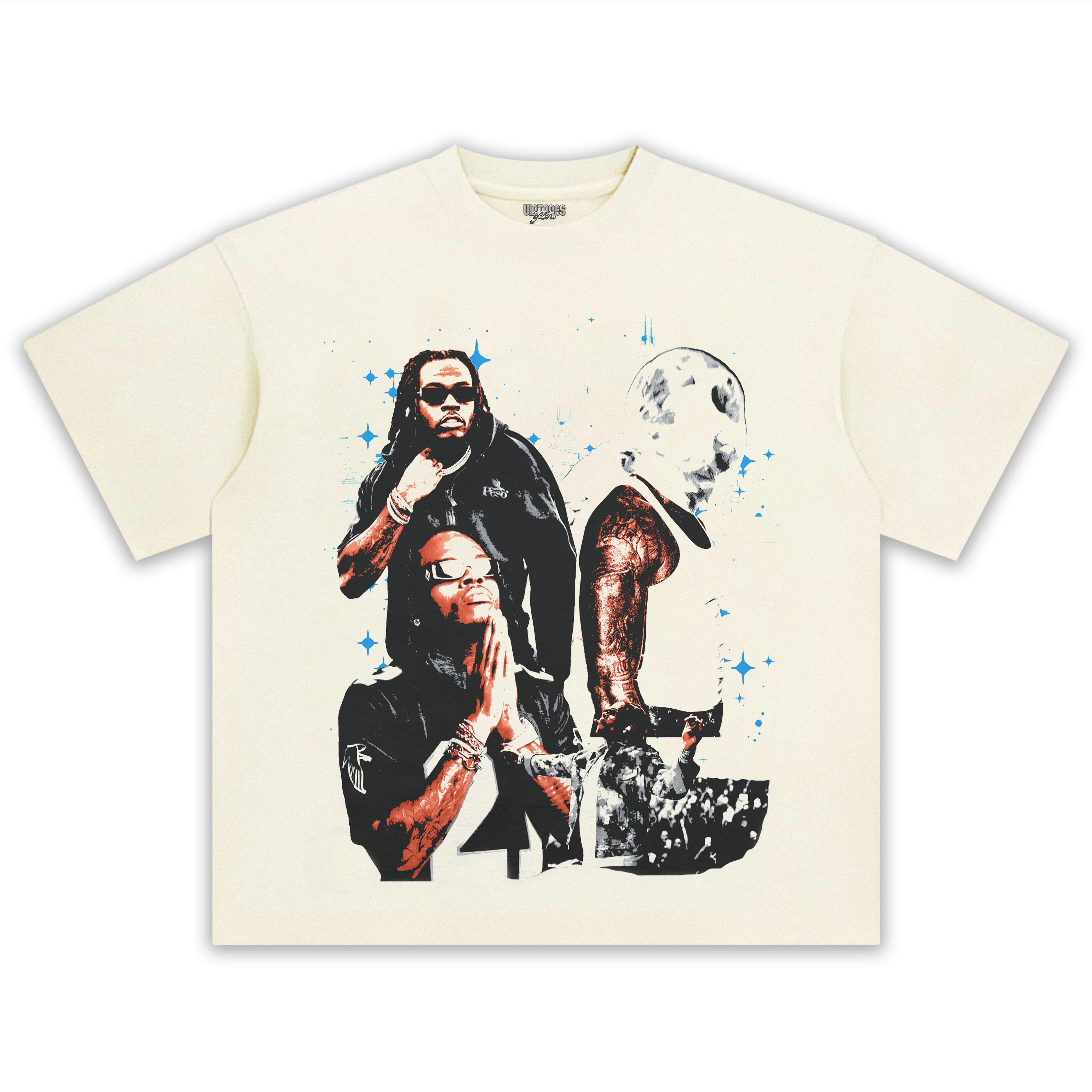 GUNNA ONE OF WUN GLOBE VINTAGE TANK TOP & TEE & LONG SLEEVE & LAYERED LS & HOODIE - Image 4