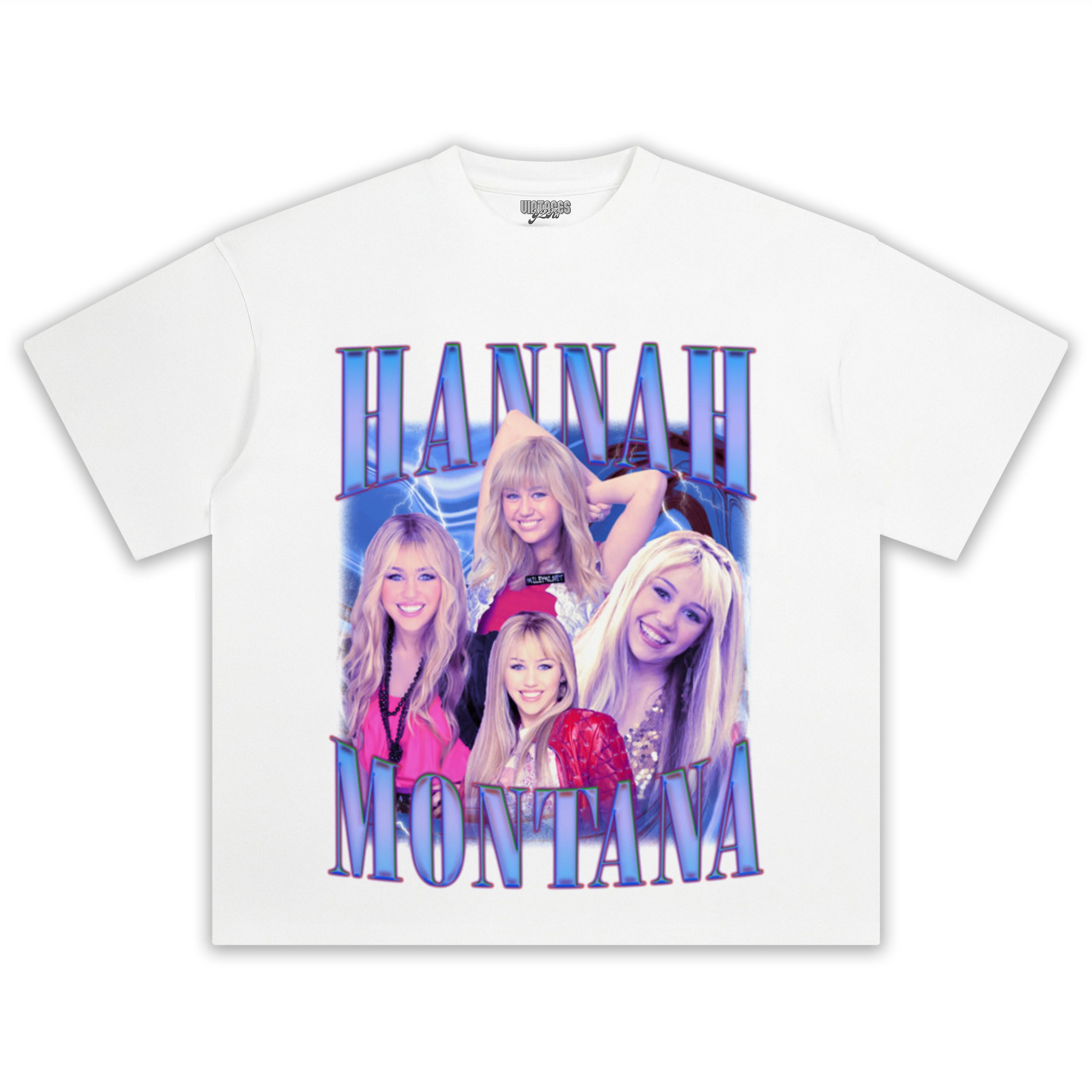 HANNAH MONTANA - VINTAGE 90S RETRO STYLE V2 TEE & LS & HOODIE - Image 3