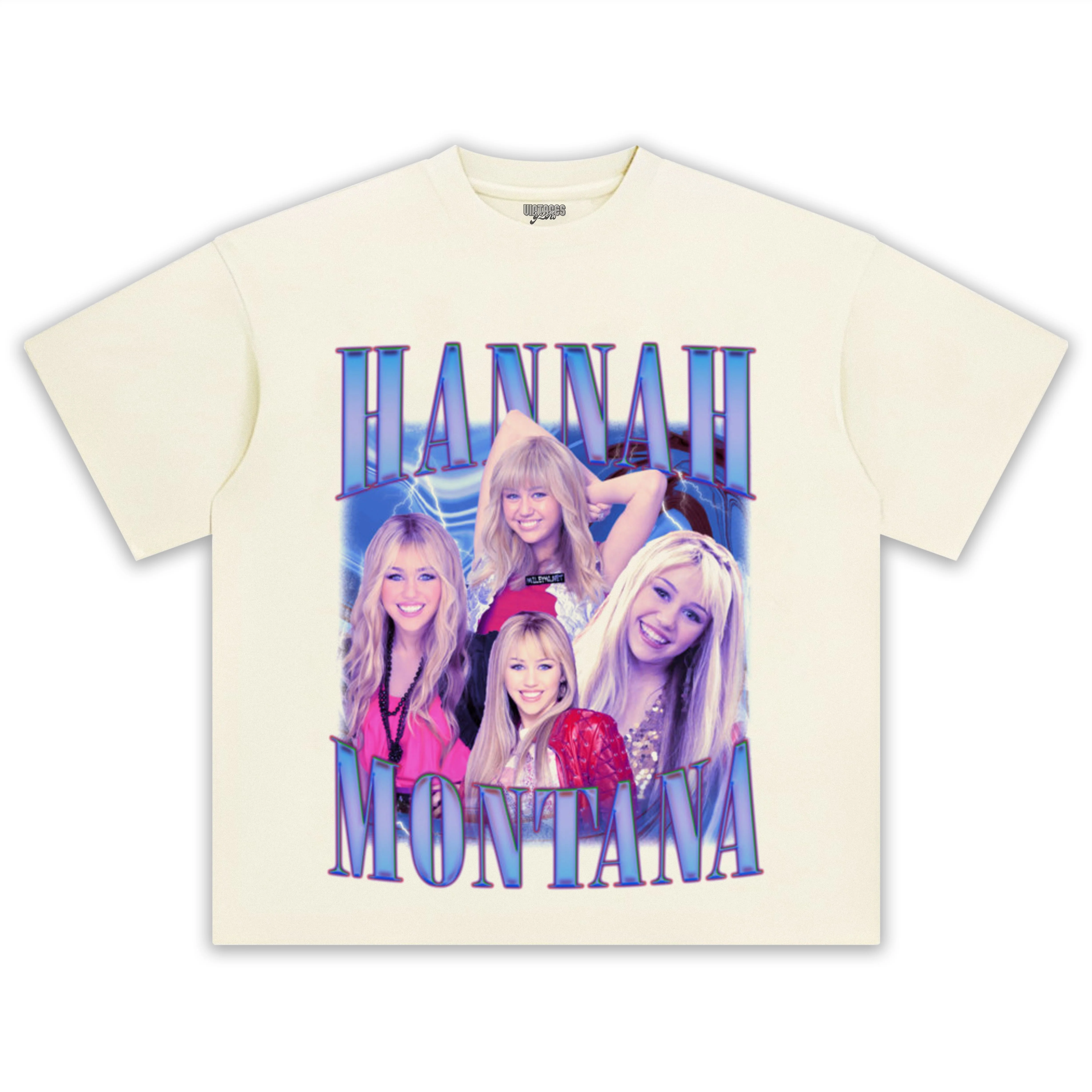 HANNAH MONTANA - VINTAGE 90S RETRO STYLE V2 TEE & LS & HOODIE - Image 4