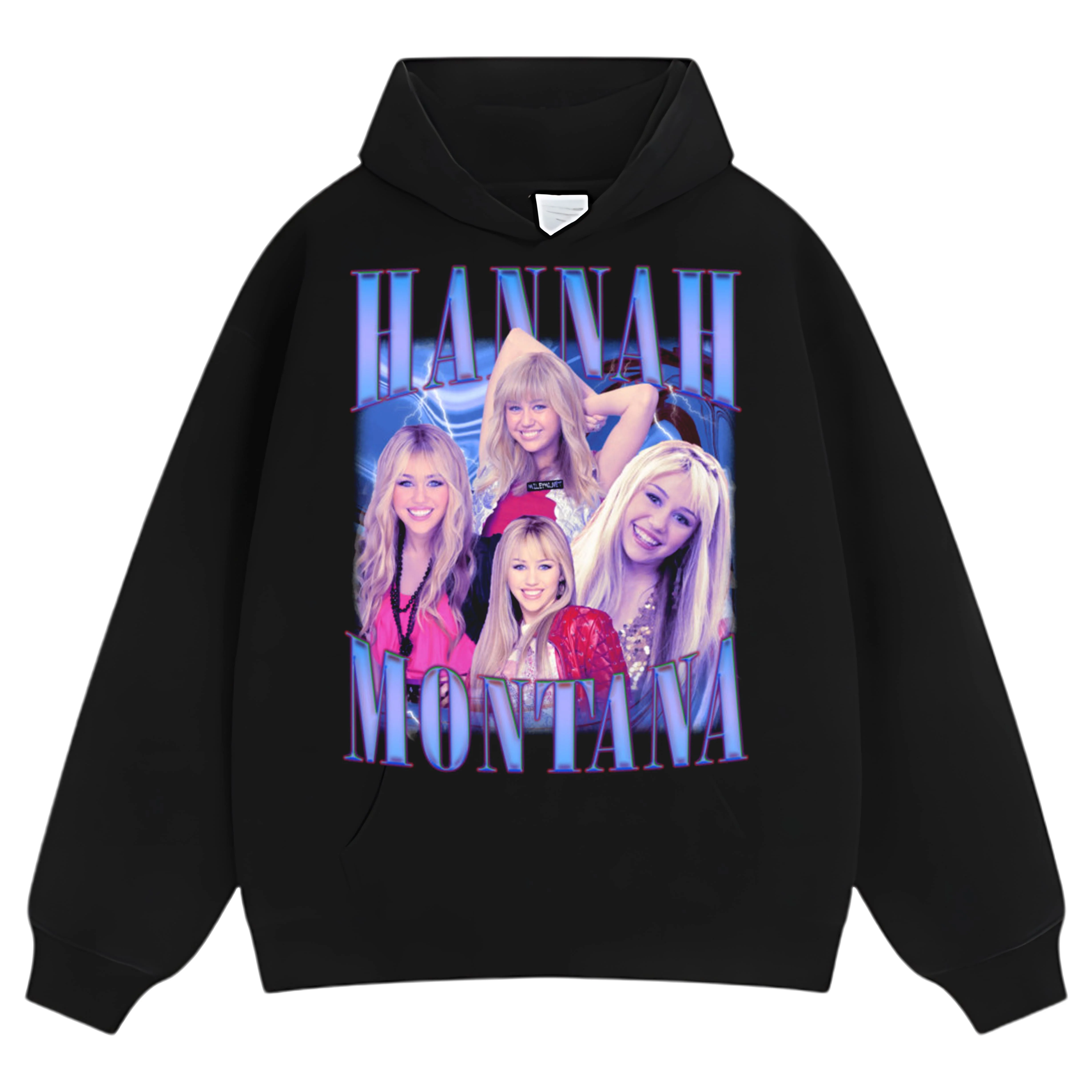 HANNAH MONTANA - VINTAGE 90S RETRO STYLE V2 TEE & LS & HOODIE - Image 8