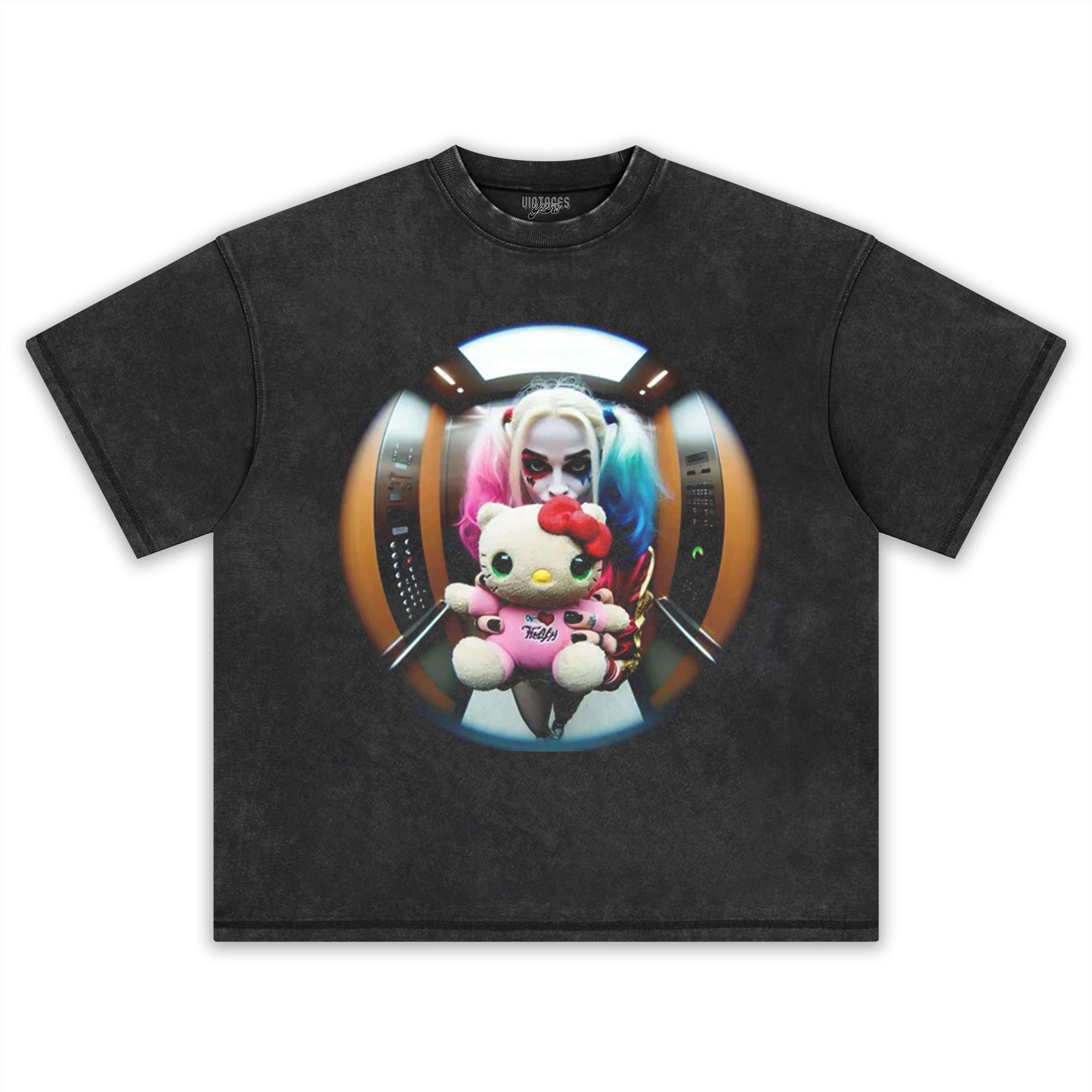 HARLEY QUINN & HELLO KITTY TEE - Image 4