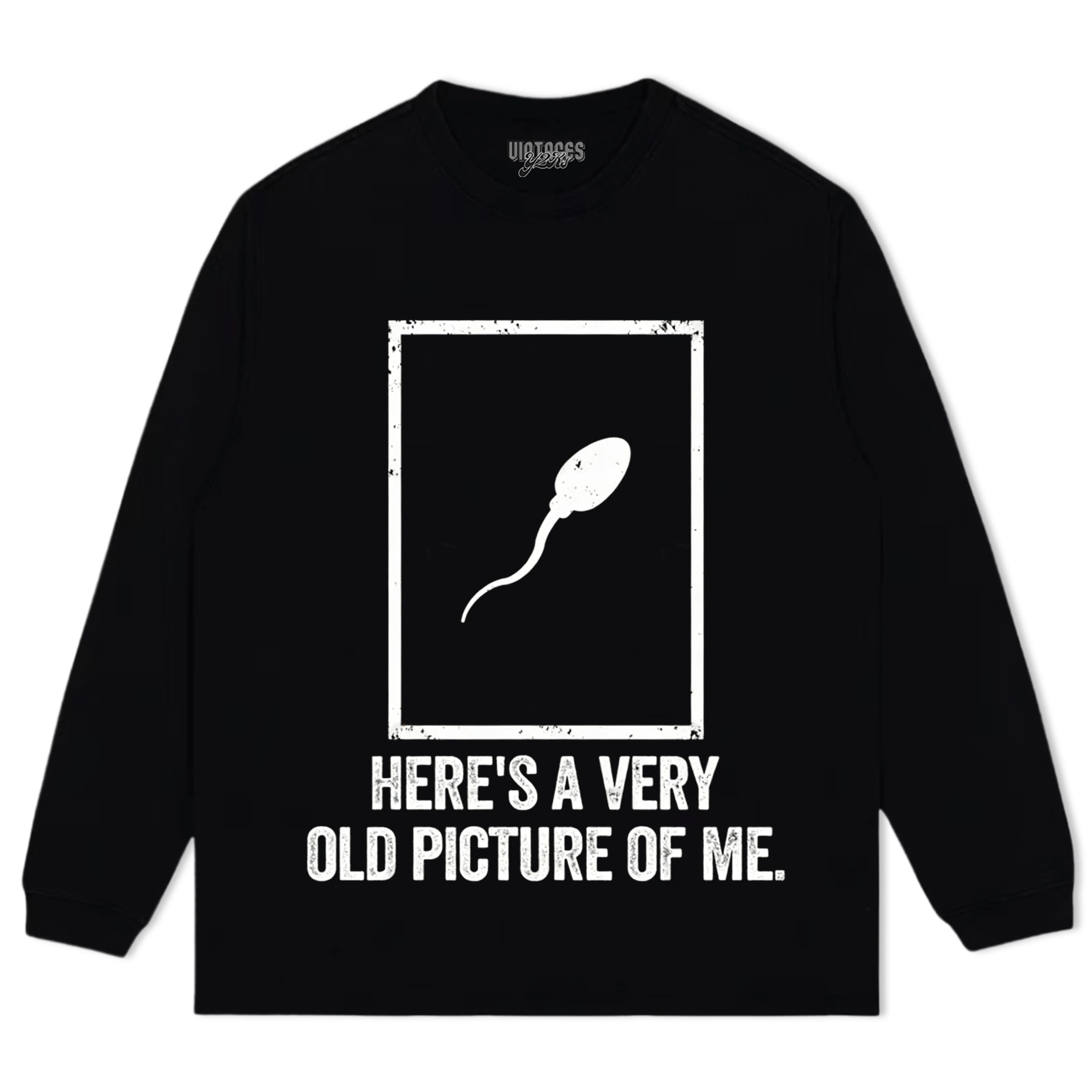 HERE'S A VERY OLD PICTURE OF ME TEE & LS & HOODIE - Image 3