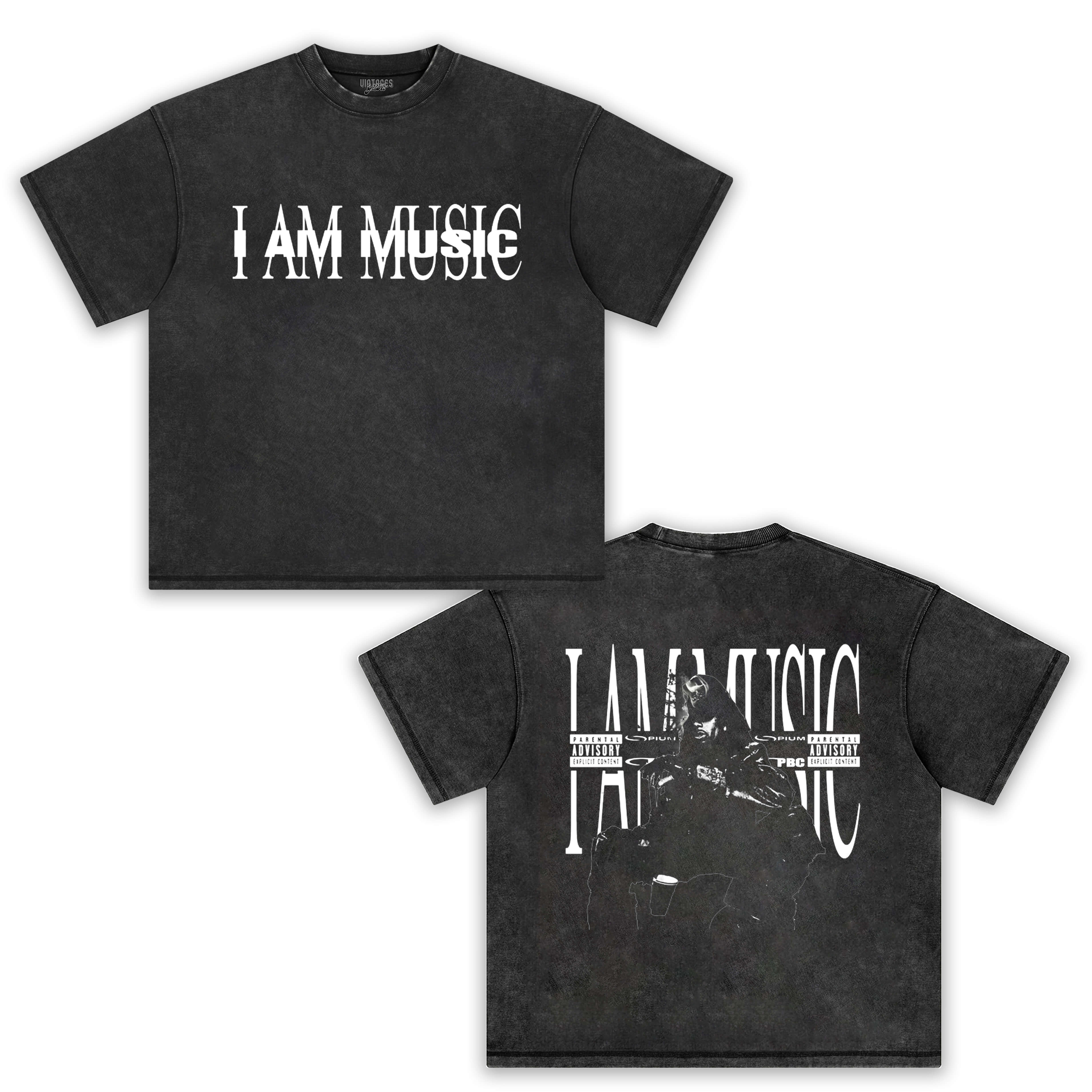 I AM MUSIC 2025 & PLAYBOI CARTI V4 TEE - Image 4