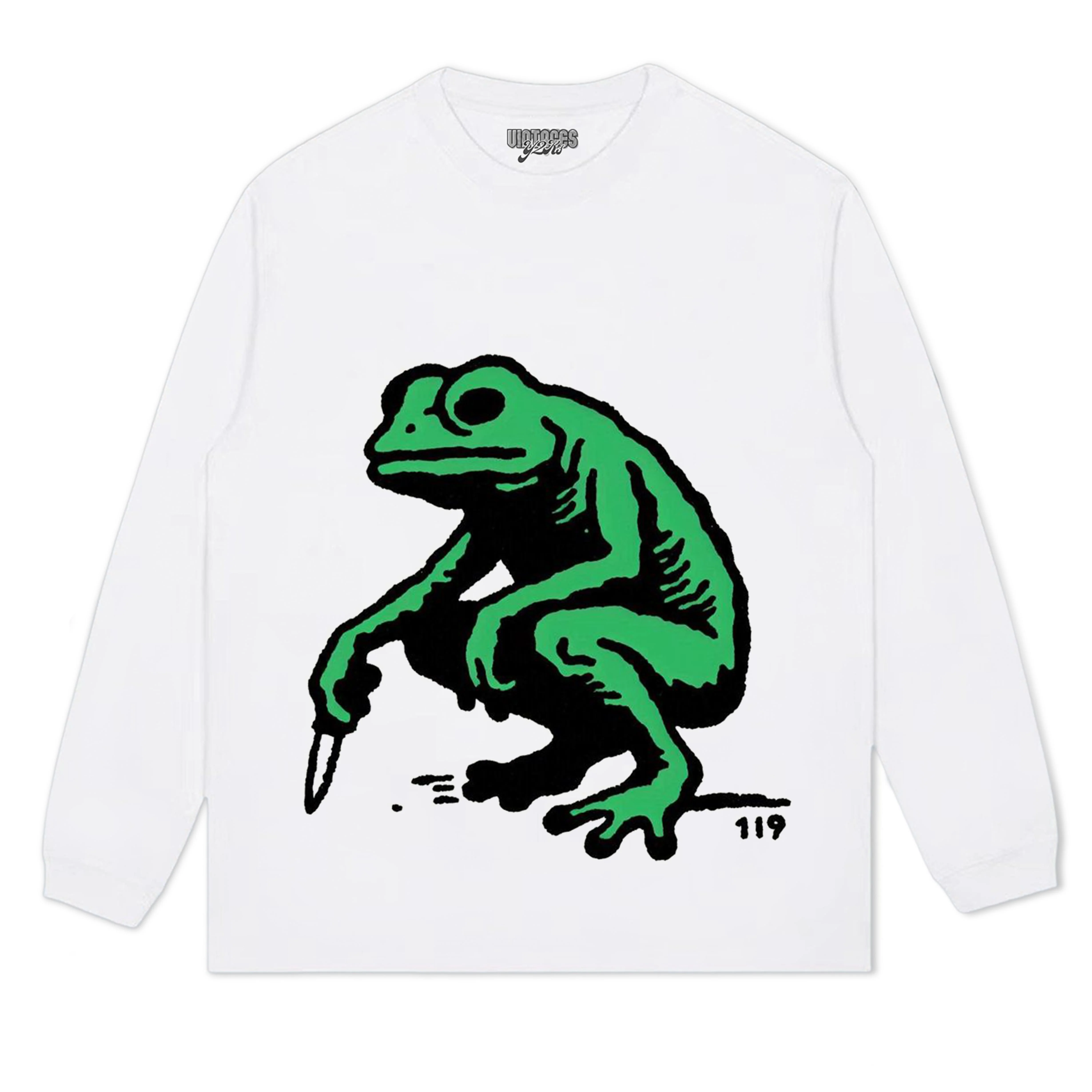 I BEG TO DIFFER FROG MEME TEE & LS - Image 3