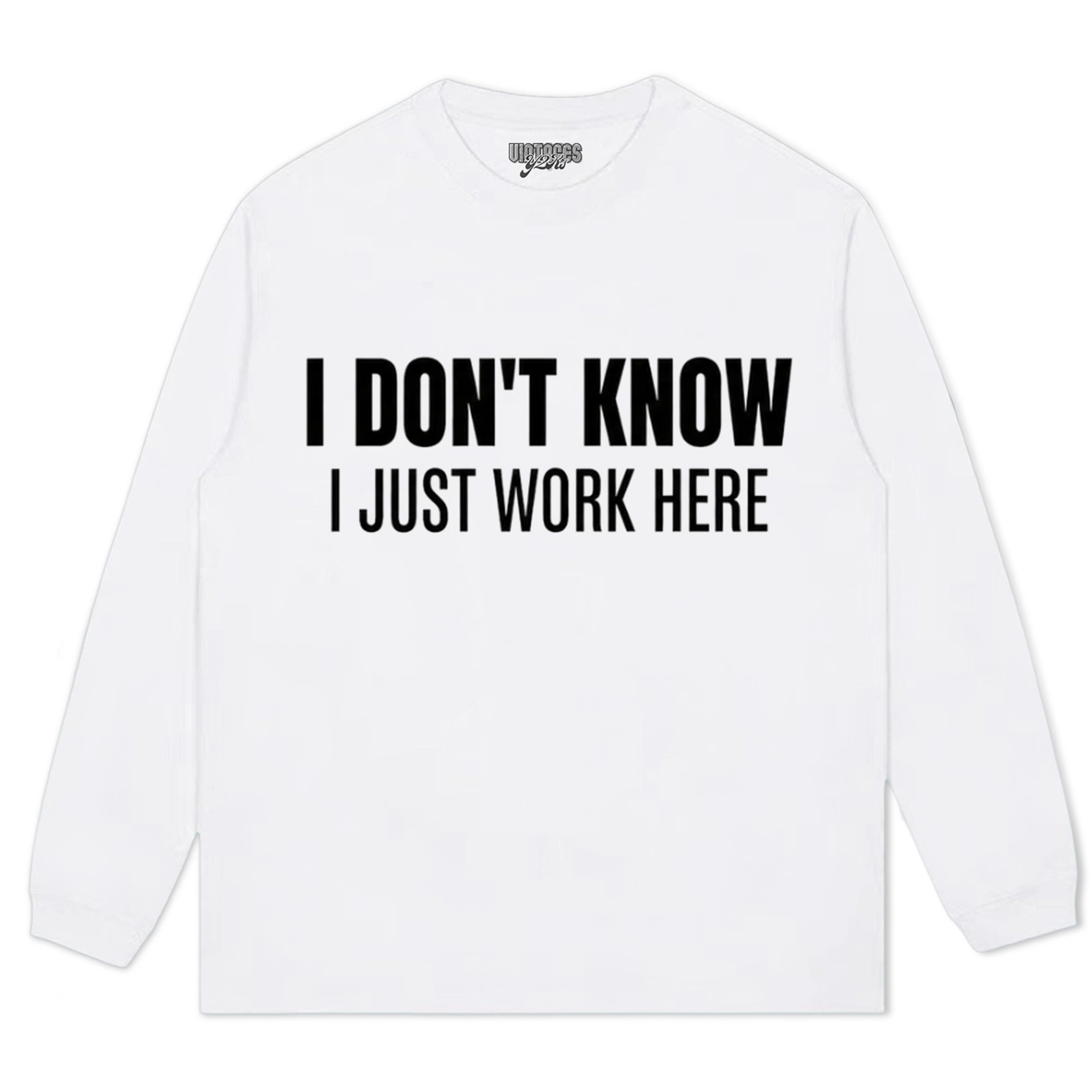 I JUST WORK HERE TANK TOP & TEE & LONG SLEEVE & LAYERED LS & HOODIE - Image 10