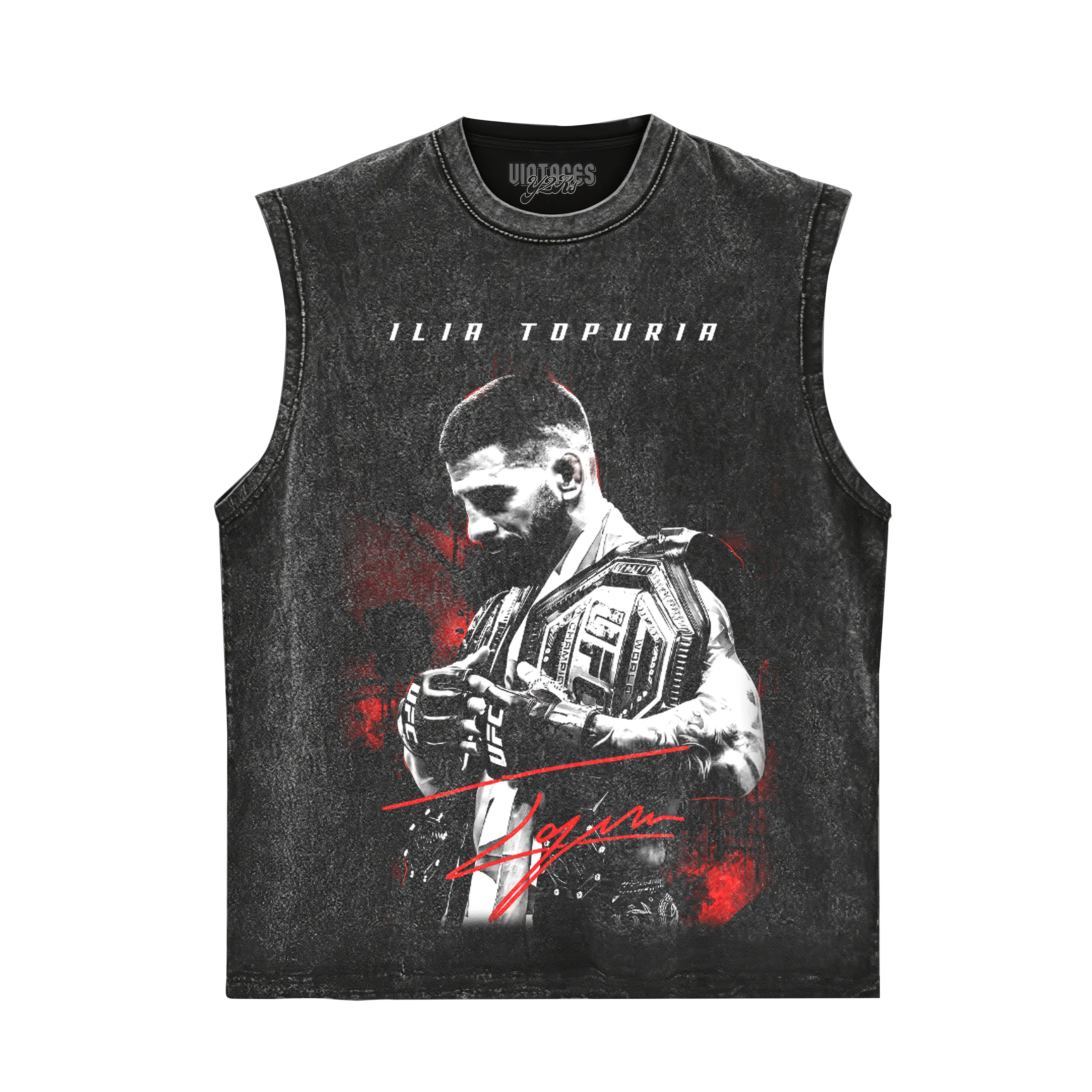 ILIA TOPURIA UFC CHAMPION TANK TOP & TEE & LONG SLEEVE & LAYERED LS & HOODIE - Image 3