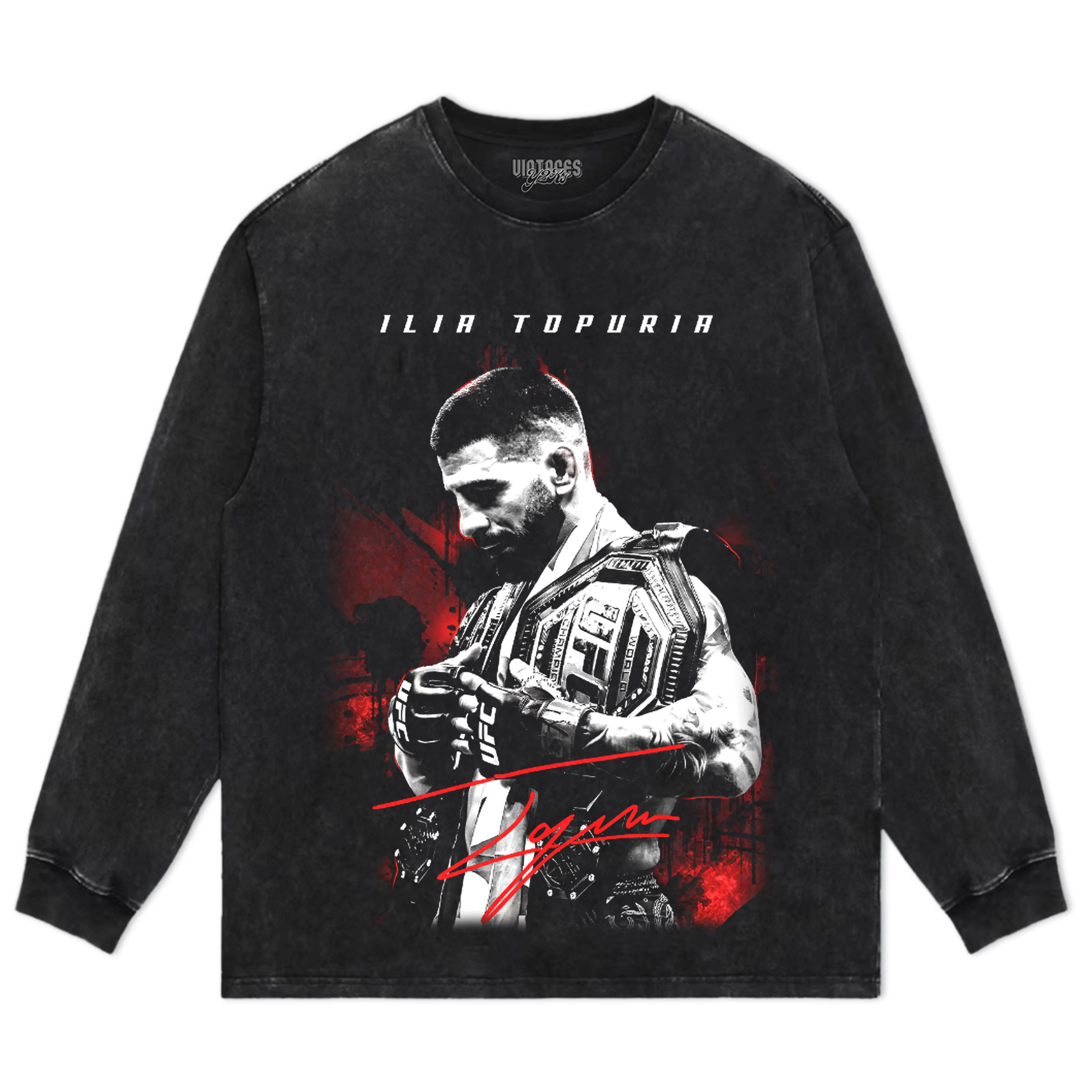 ILIA TOPURIA UFC CHAMPION TANK TOP & TEE & LONG SLEEVE & LAYERED LS & HOODIE - Image 6