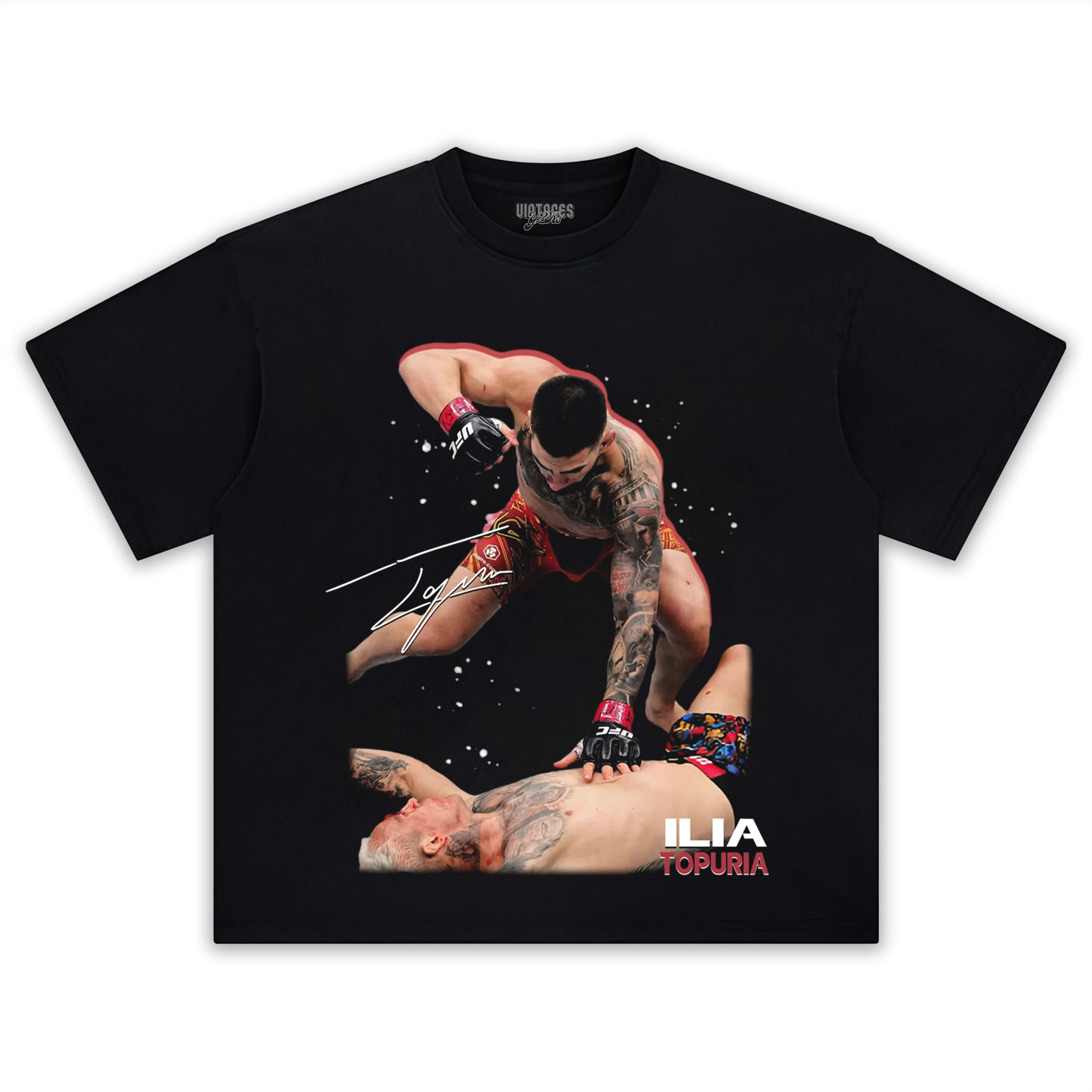 ILIA TOPURIA VS CHARLES OLIVEIRA TEE - Image 3