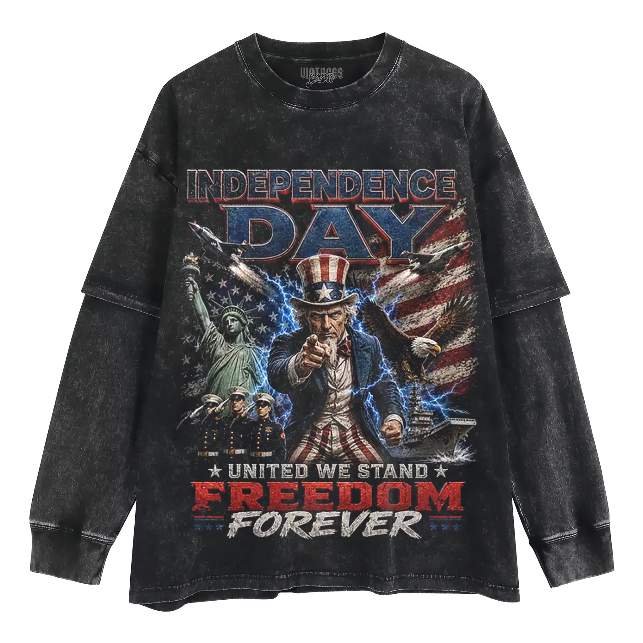 INDEPENDENCE DAY 250 TANK TOP & TEE & LONG SLEEVE & LAYERED LS & HOODIE - Image 4
