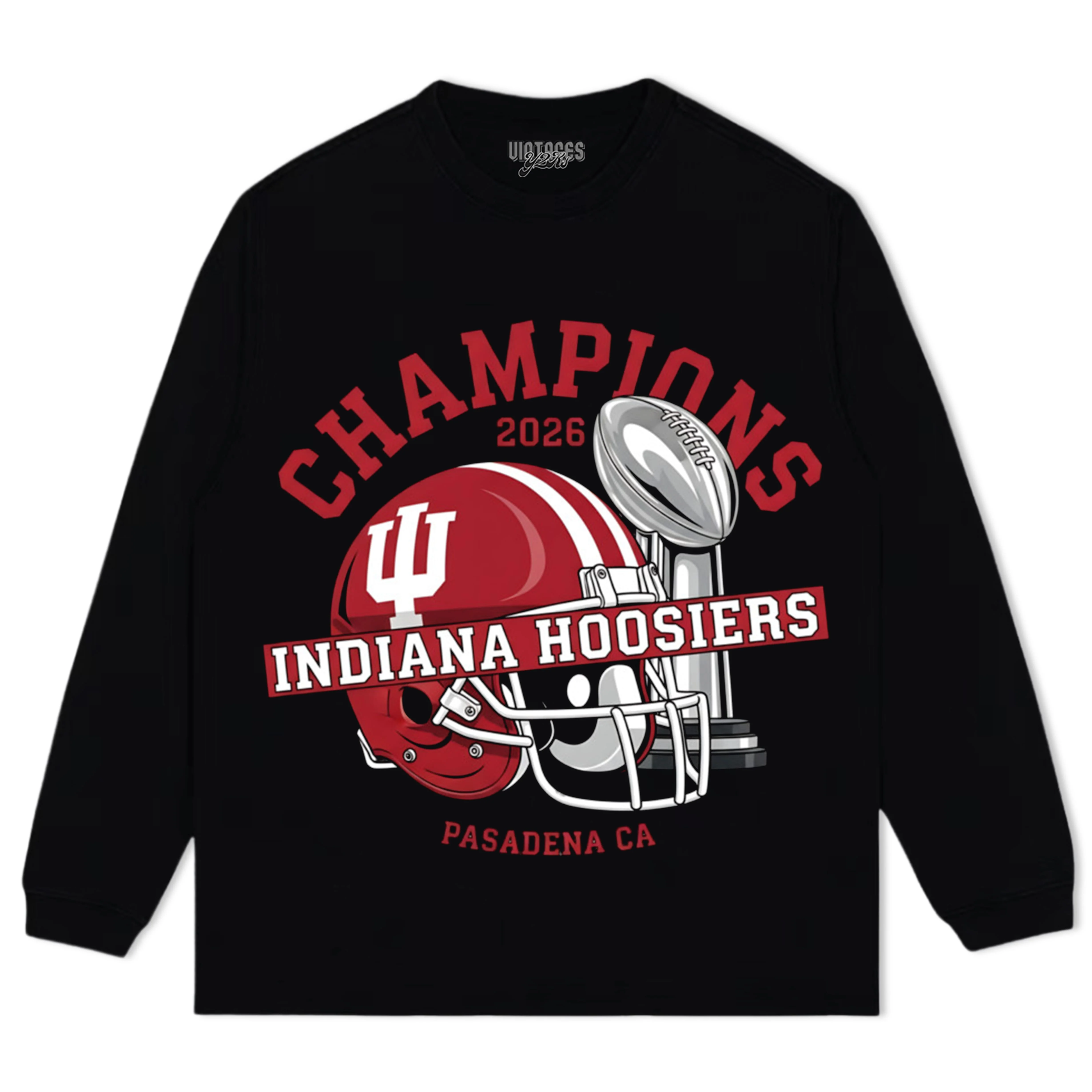 INDIANA HOOSIERS 2026 CHAMPS TEE & LS & HOODIE - Image 5