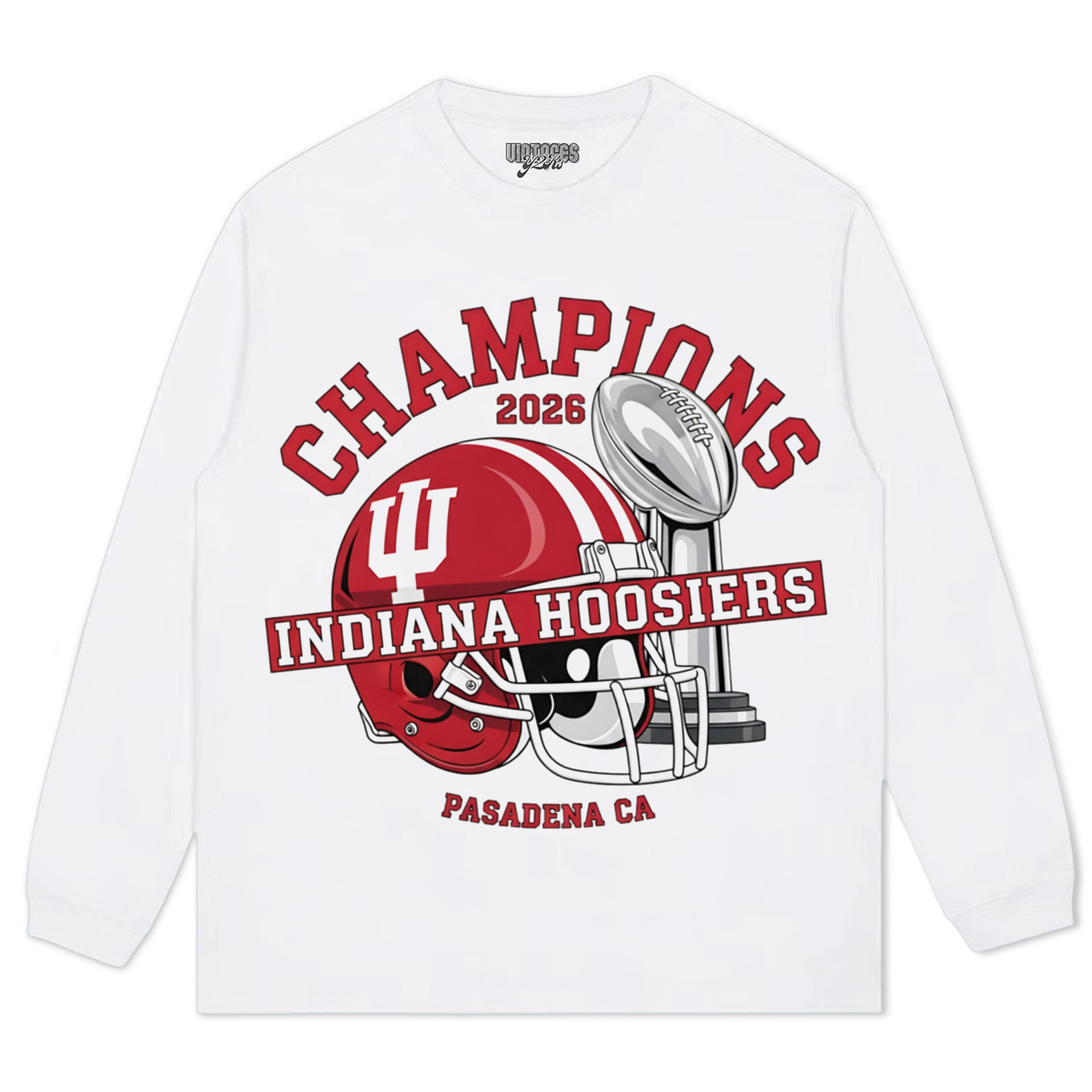 INDIANA HOOSIERS 2026 CHAMPS TEE & LS & HOODIE - Image 6