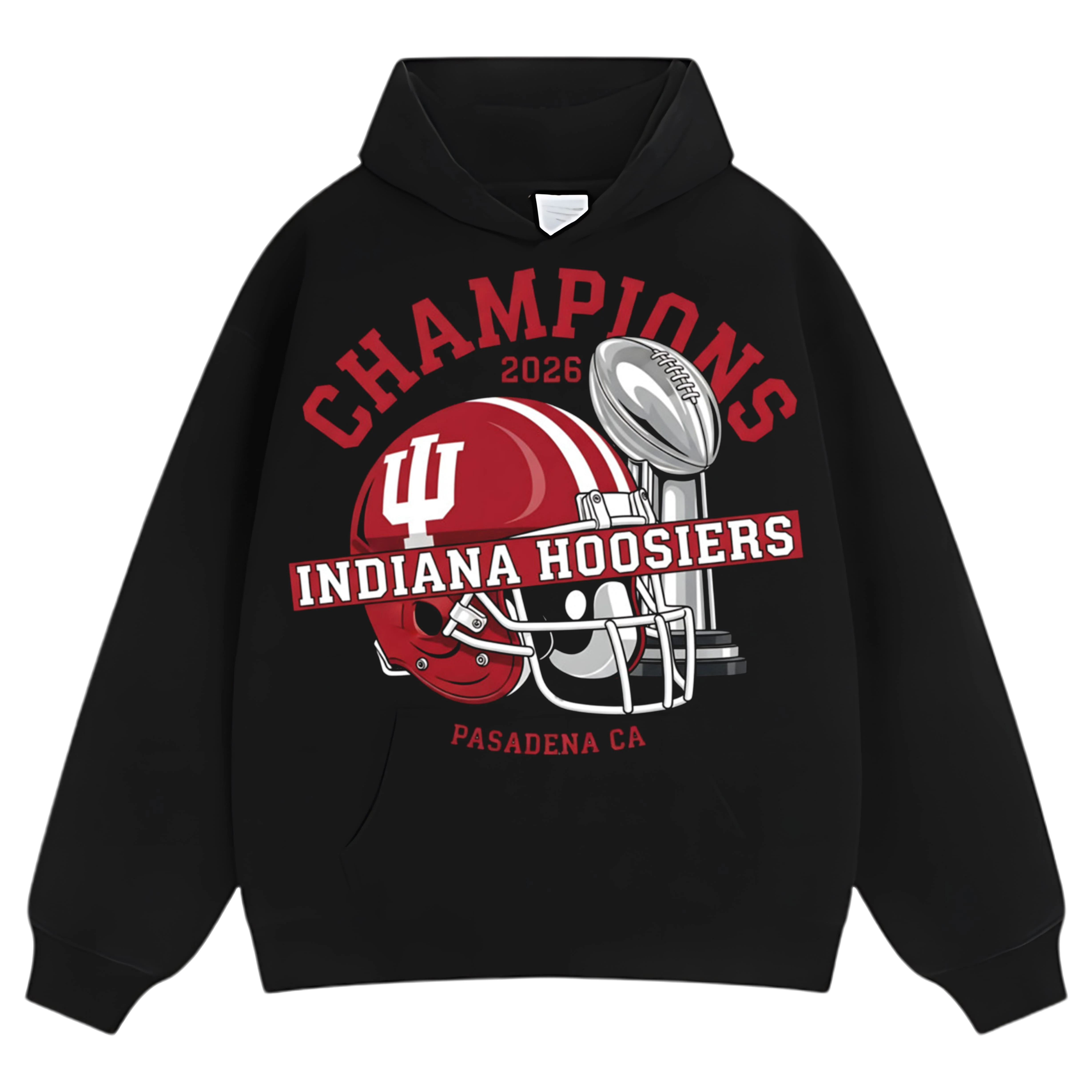 INDIANA HOOSIERS 2026 CHAMPS TEE & LS & HOODIE - Image 8