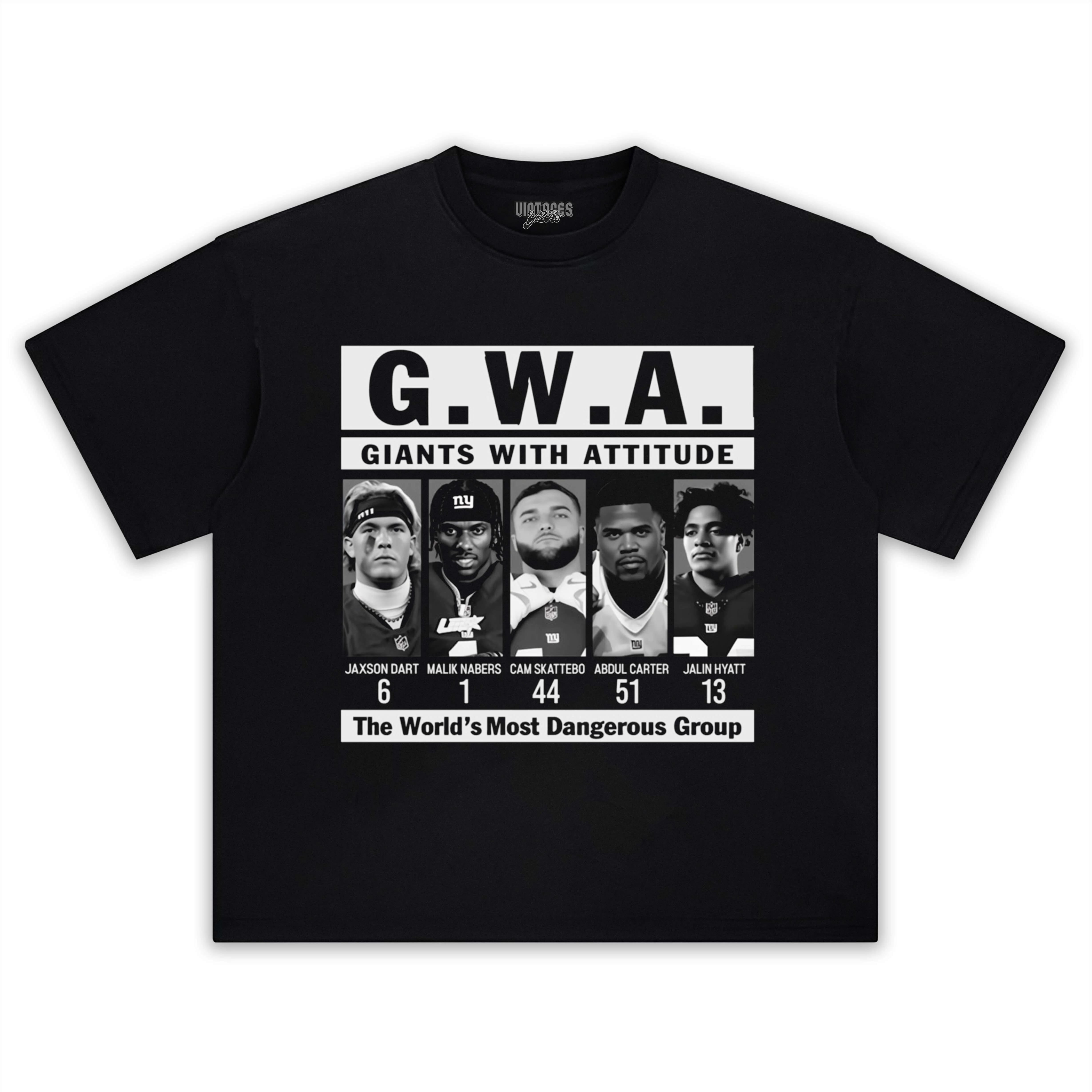 JAXSON DART & MALIK NABERS & CAM SKATTEBO & ABDUL CARTER & JALIN HYATT GWA TEE & LS & HOODIE