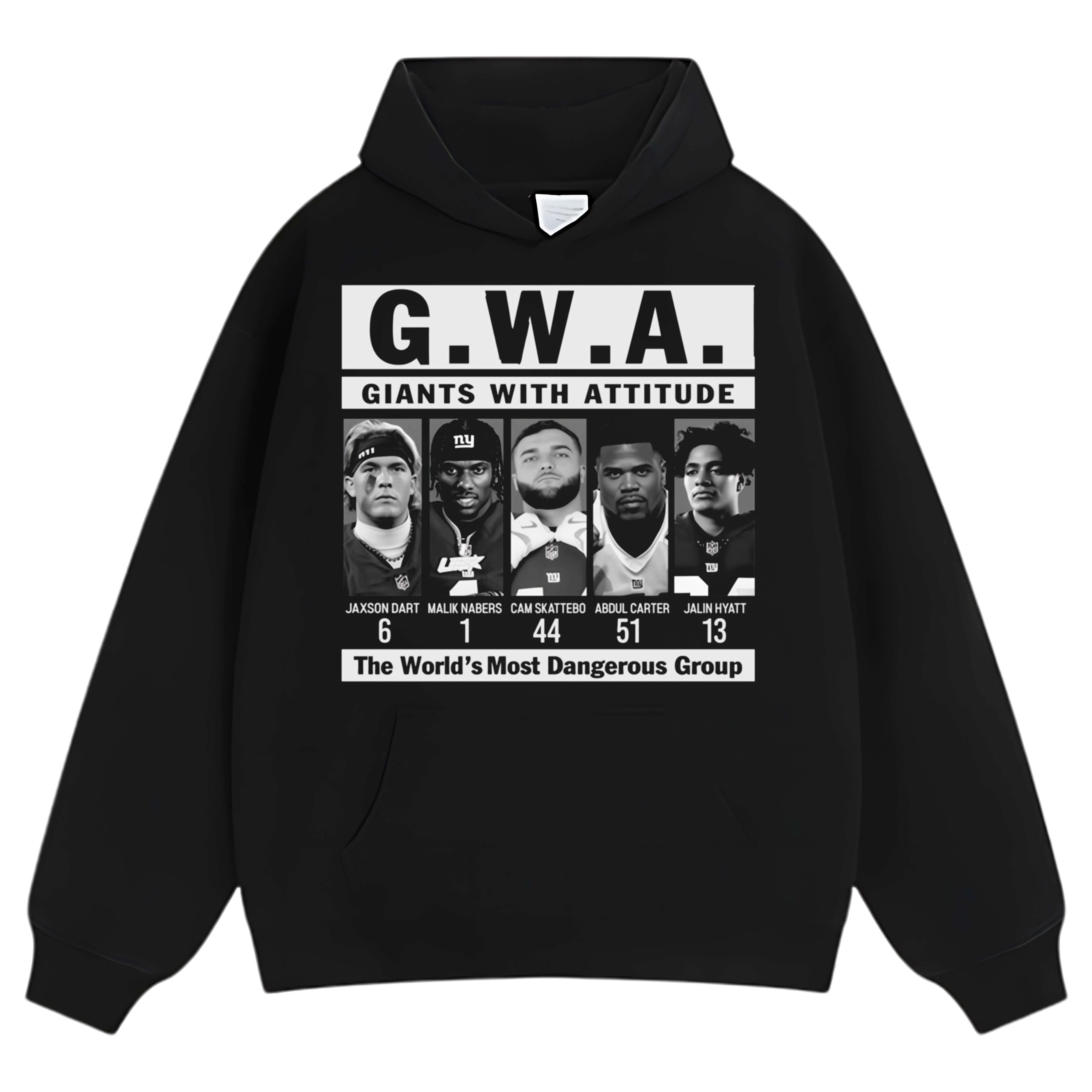 JAXSON DART & MALIK NABERS & CAM SKATTEBO & ABDUL CARTER & JALIN HYATT GWA TEE & LS & HOODIE - Image 5