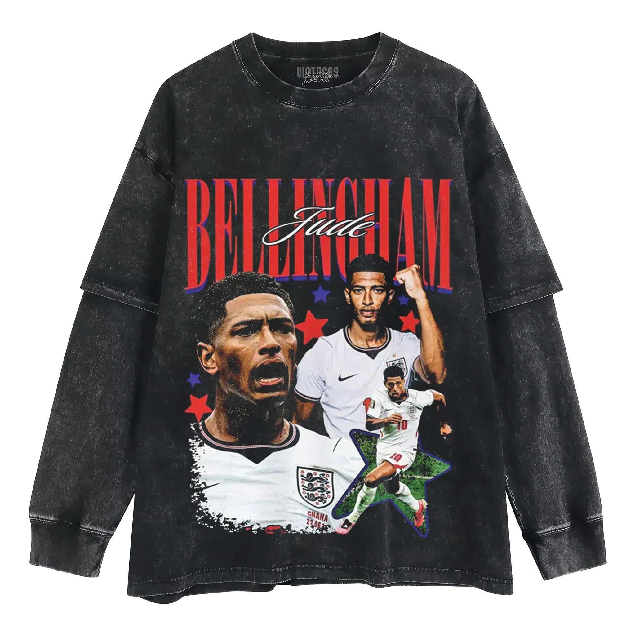 JUDE BELLINGHAM VINTAGE TANK TOP & TEE & LONG SLEEVE & LAYERED LS & HOODIE - Image 4