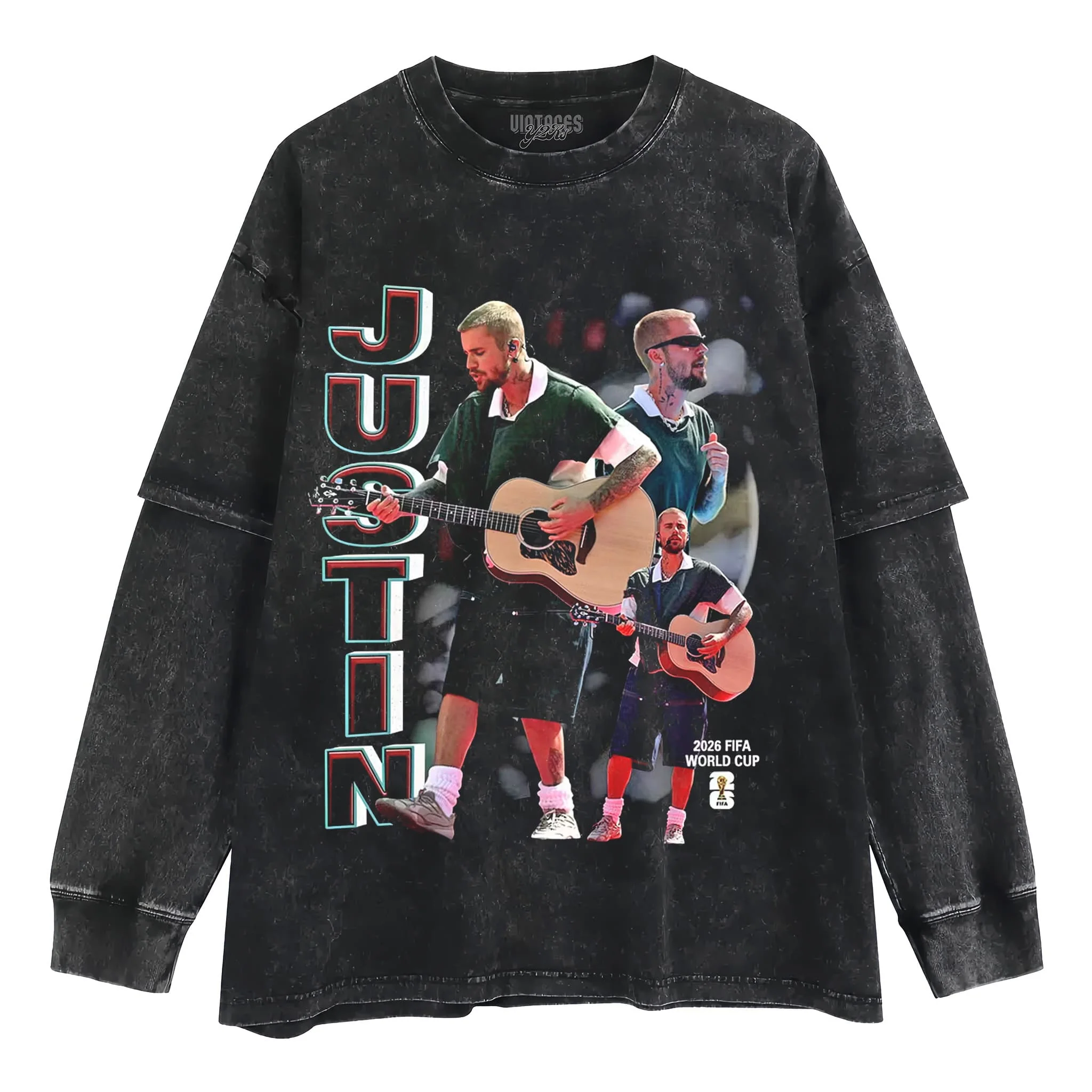 JUSTIN BIEBER 2026 FIFA WORLD CUP V3 TANK TOP & TEE & LONG SLEEVE & LAYERED LS & HOODIE - Image 3