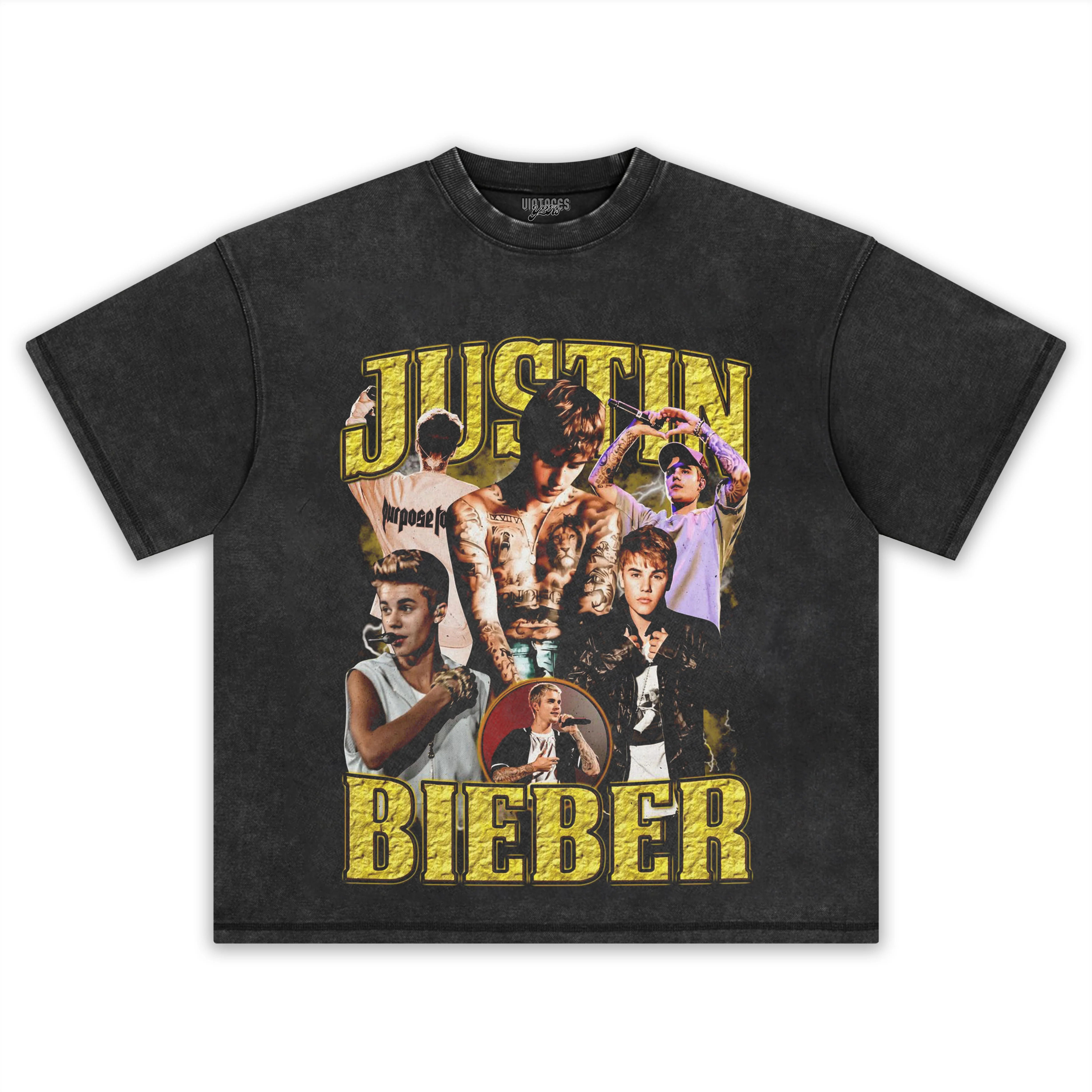 JUSTIN BIEBER 2026 VINTAGE TANK TOP & TEE & LONG SLEEVE & LAYERED LS & HOODIE - Image 2