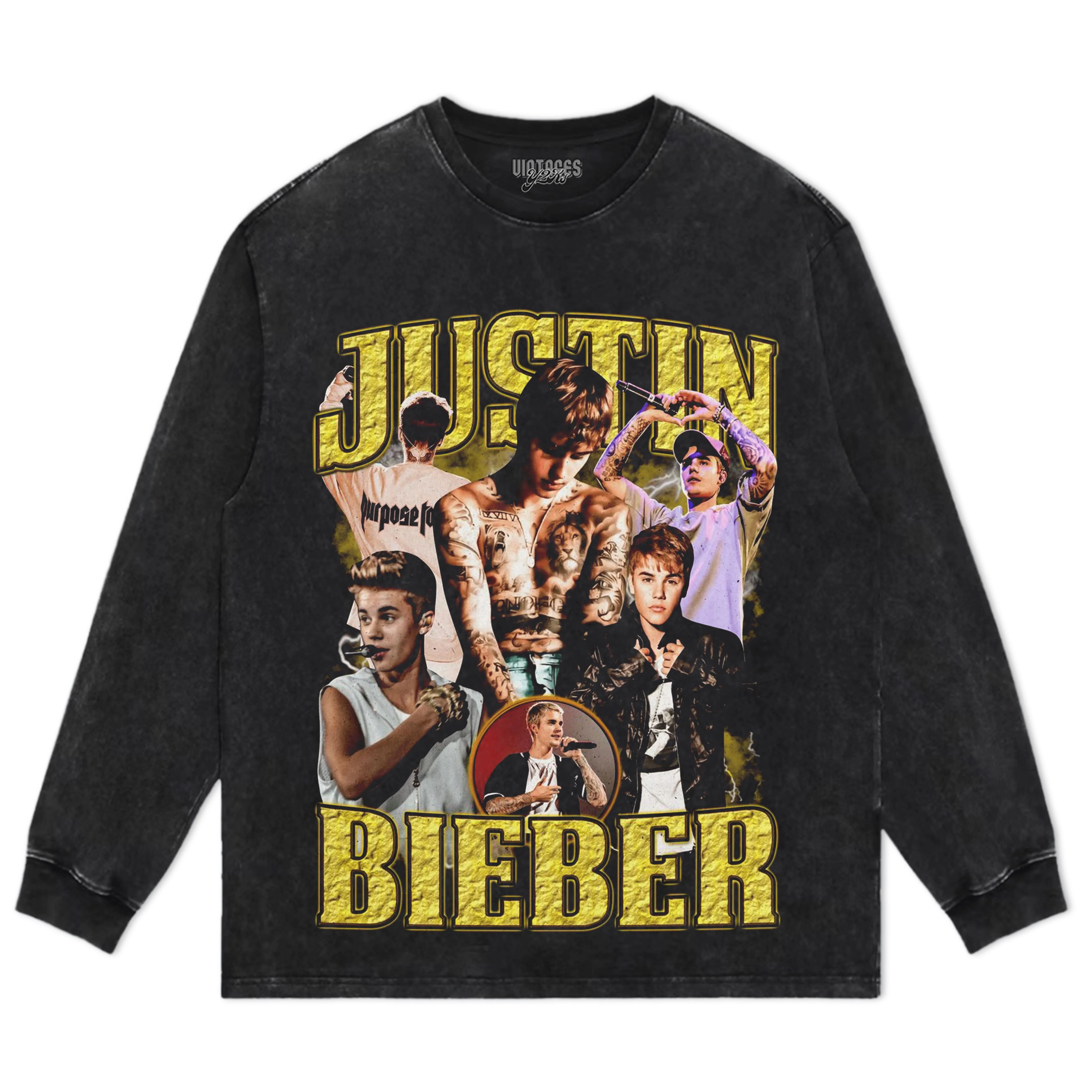 JUSTIN BIEBER 2026 VINTAGE TANK TOP & TEE & LONG SLEEVE & LAYERED LS & HOODIE - Image 6