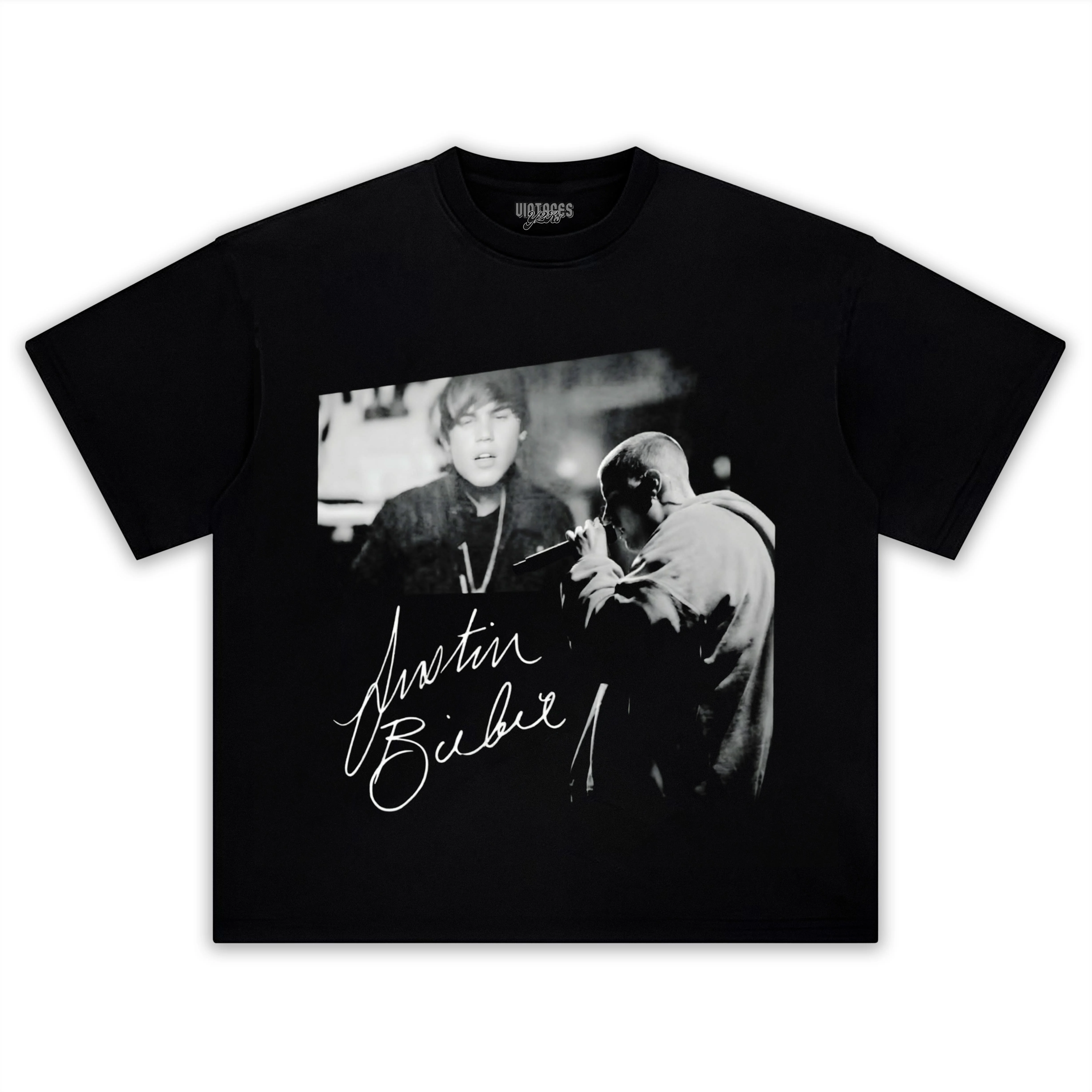JUSTIN BIEBER VINTAGE CONCERT COLLAGE TANK TOP & TEE & LONG SLEEVE & LAYERED LS & HOODIE