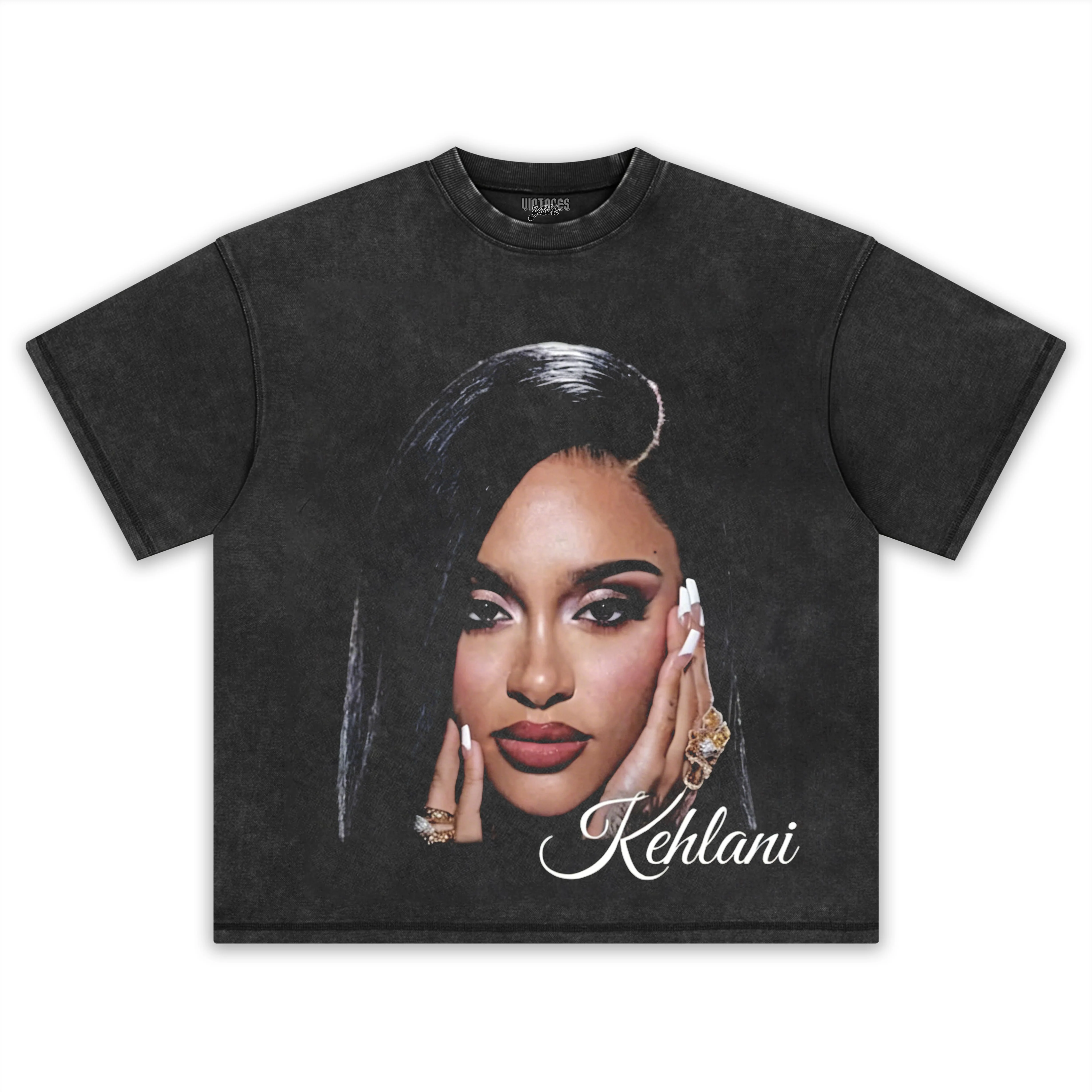 KEHLANI 2026 VINTAGE BIG FACE TANK TOP & TEE & LONG SLEEVE & LAYERED LS & HOODIE - Image 2