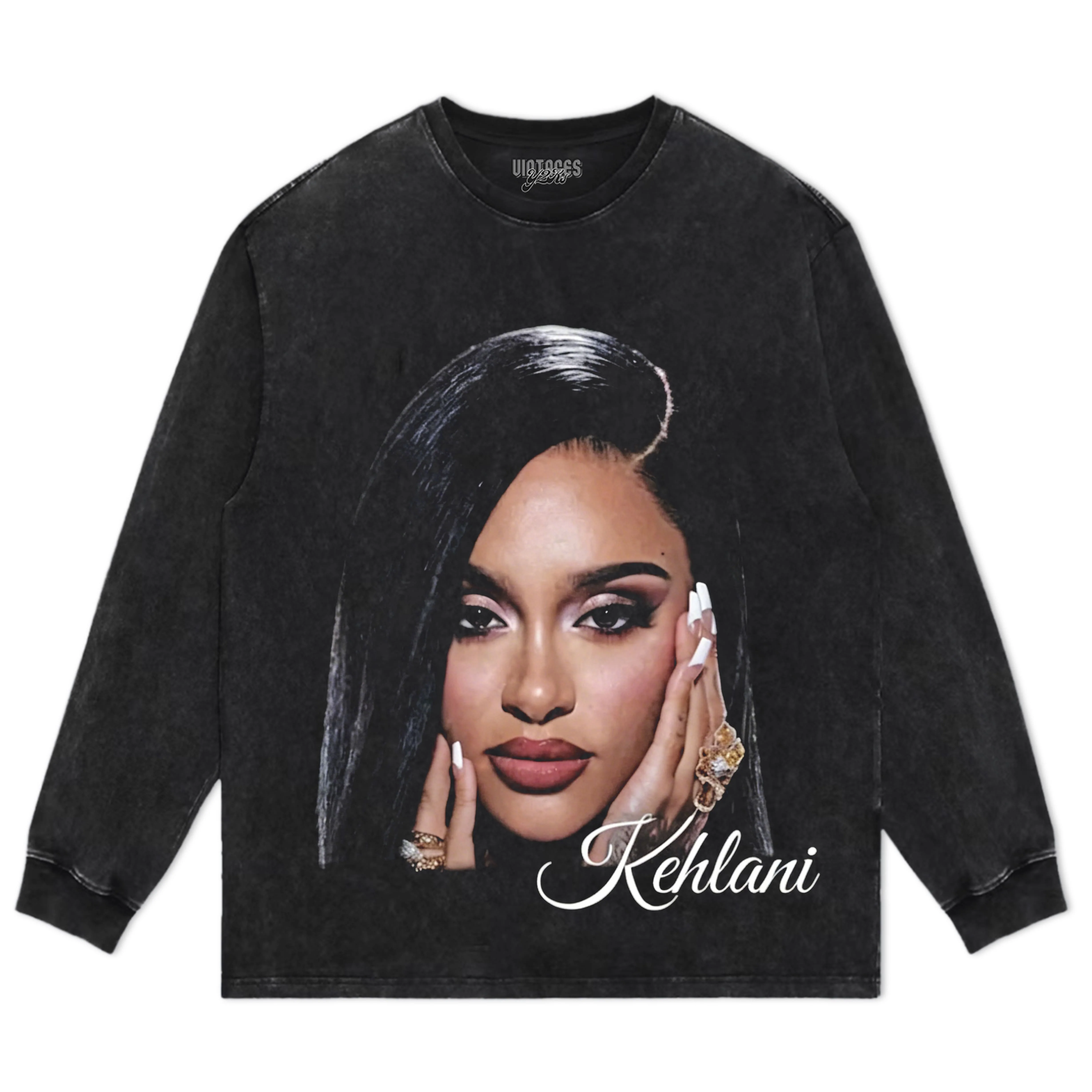 KEHLANI 2026 VINTAGE BIG FACE TANK TOP & TEE & LONG SLEEVE & LAYERED LS & HOODIE - Image 6