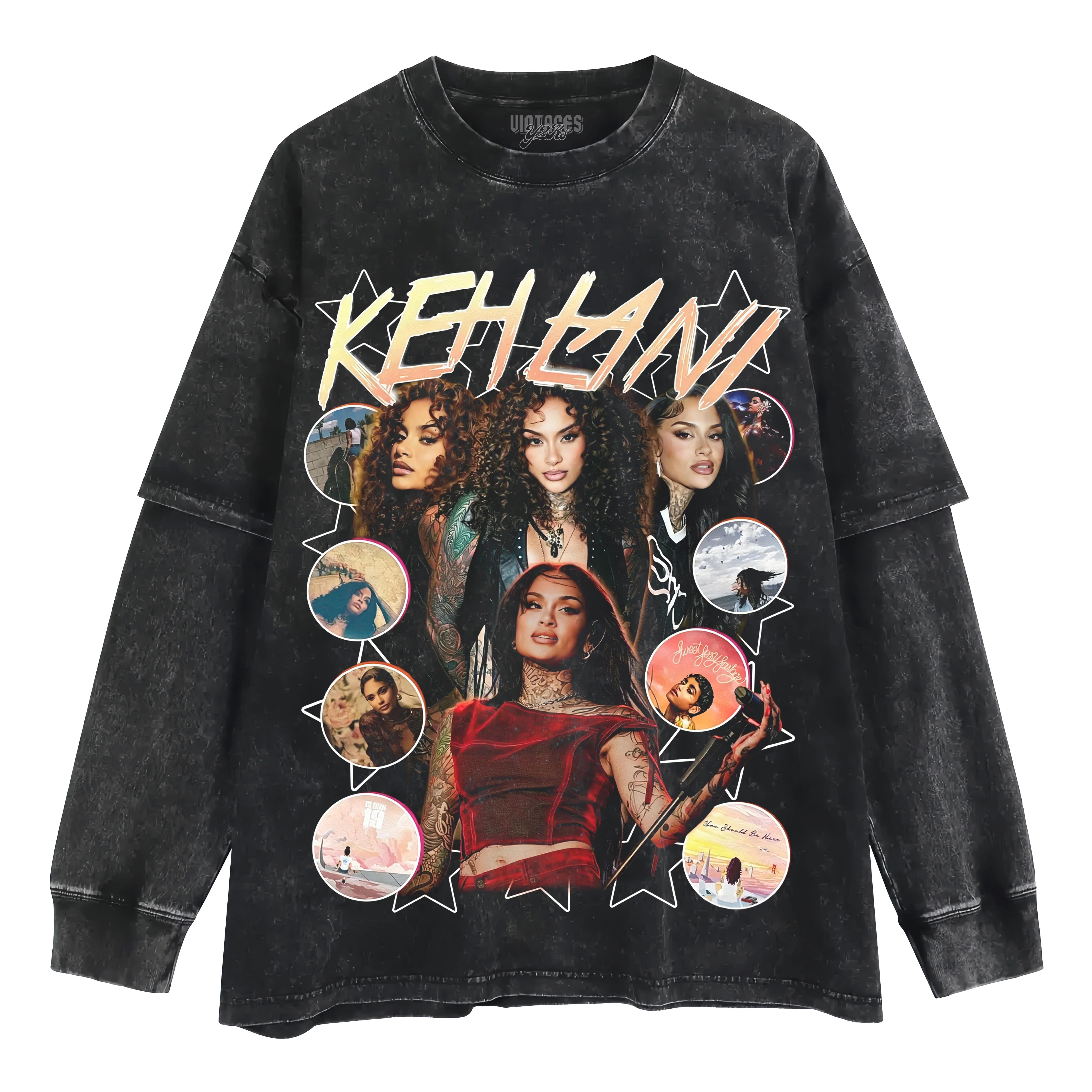 KEHLANI 2026 VINTAGE V2 TANK TOP & TEE & LONG SLEEVE & LAYERED LS & HOODIE - Image 4