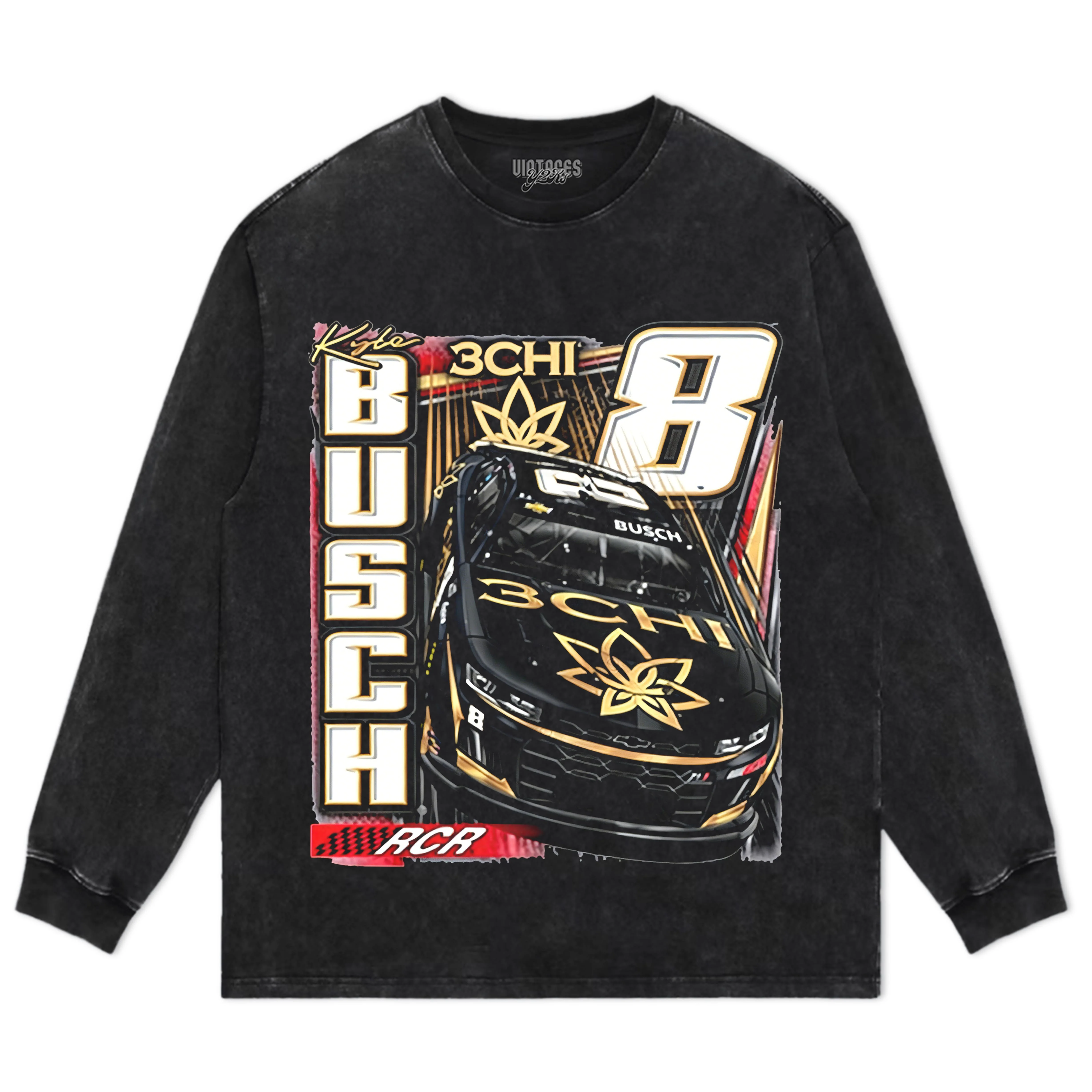 KYLE BUSCH RICHARD RACING TEAM 3CHI TANK TOP & TEE & LONG SLEEVE & LAYERED LS & HOODIE - Image 6