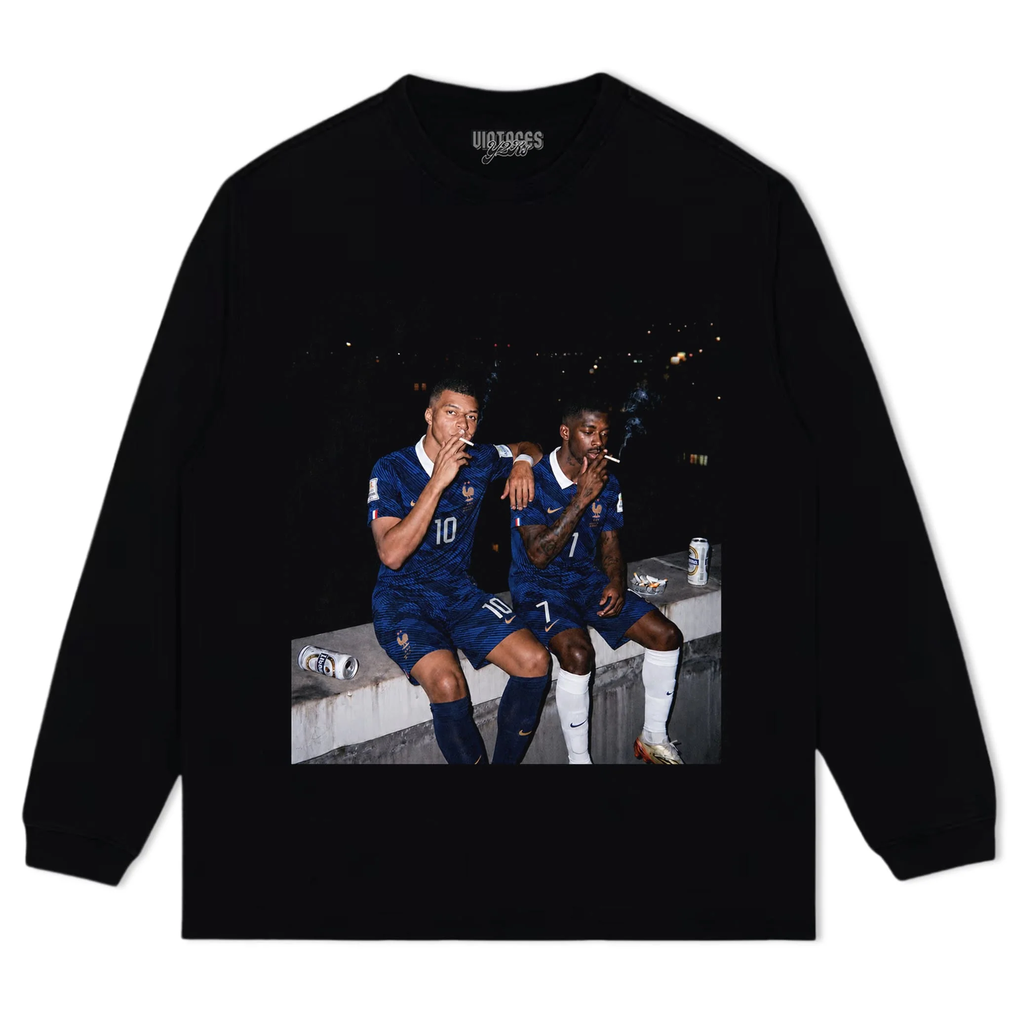 KYLIAN MBAPPE & OUSMANE DEMBELE 2026 VINTAGE TANK TOP & TEE & LONG SLEEVE & LAYERED LS & HOODIE - Image 5