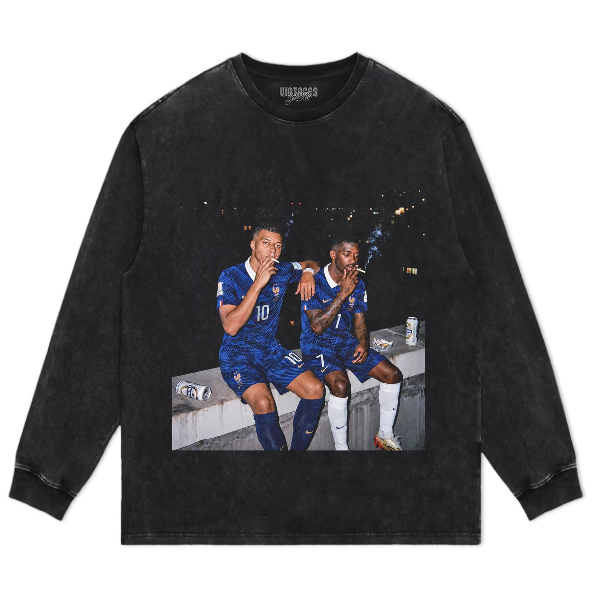 KYLIAN MBAPPE & OUSMANE DEMBELE 2026 VINTAGE TANK TOP & TEE & LONG SLEEVE & LAYERED LS & HOODIE - Image 6