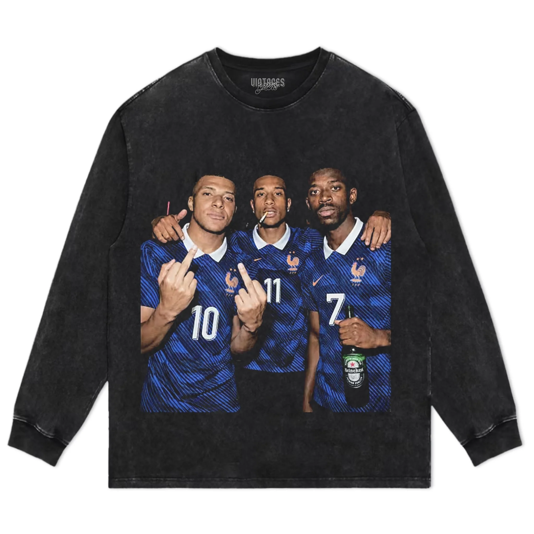 KYLIAN MBAPPE & OUSMANE DEMBELE & MICHAEL OLISE 2026 VINTAGE TANK TOP & TEE & LONG SLEEVE & LAYERED LS & HOODIE - Image 6