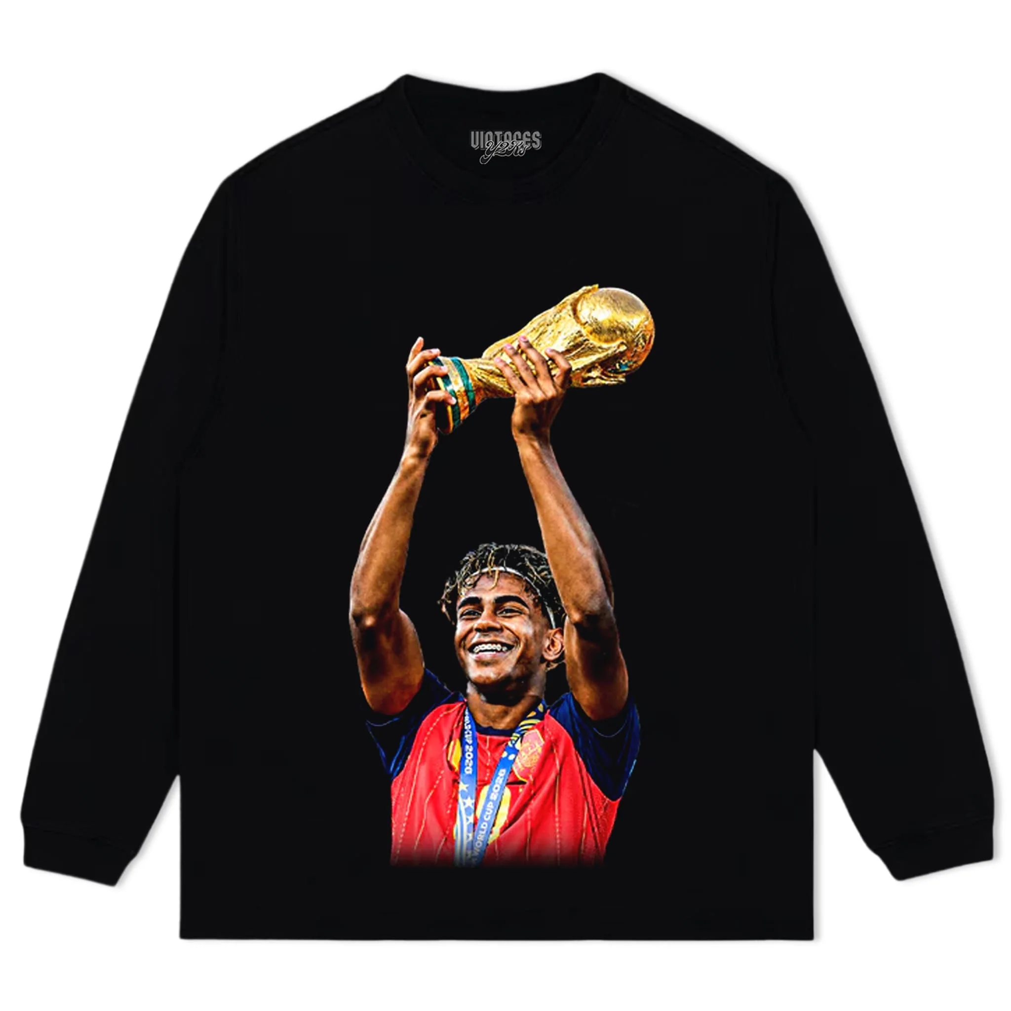 LAMINE YAMAL - CROWNED TANK TOP & TEE & LONG SLEEVE & LAYERED LS & HOODIE - Image 5