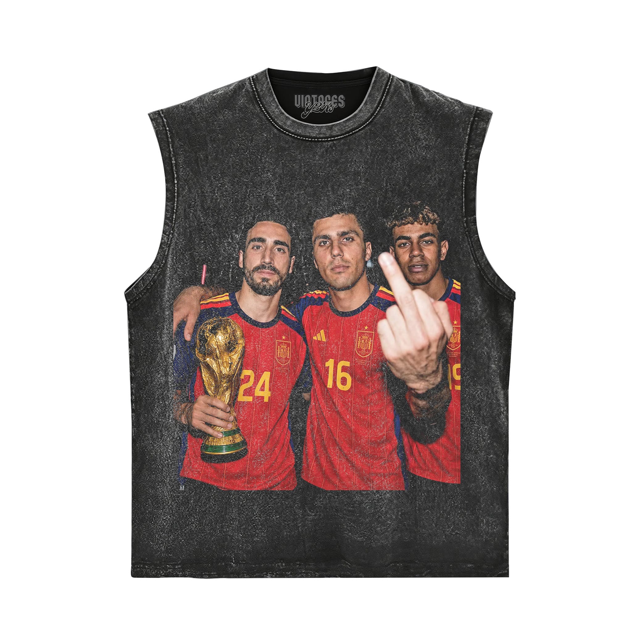 LAMINE YAMAL & MARC CUCURELLA & RODRI FIFA 2026 CHAMPION TANK TOP & TEE & LONG SLEEVE & LAYERED LS & HOODIE - Image 2
